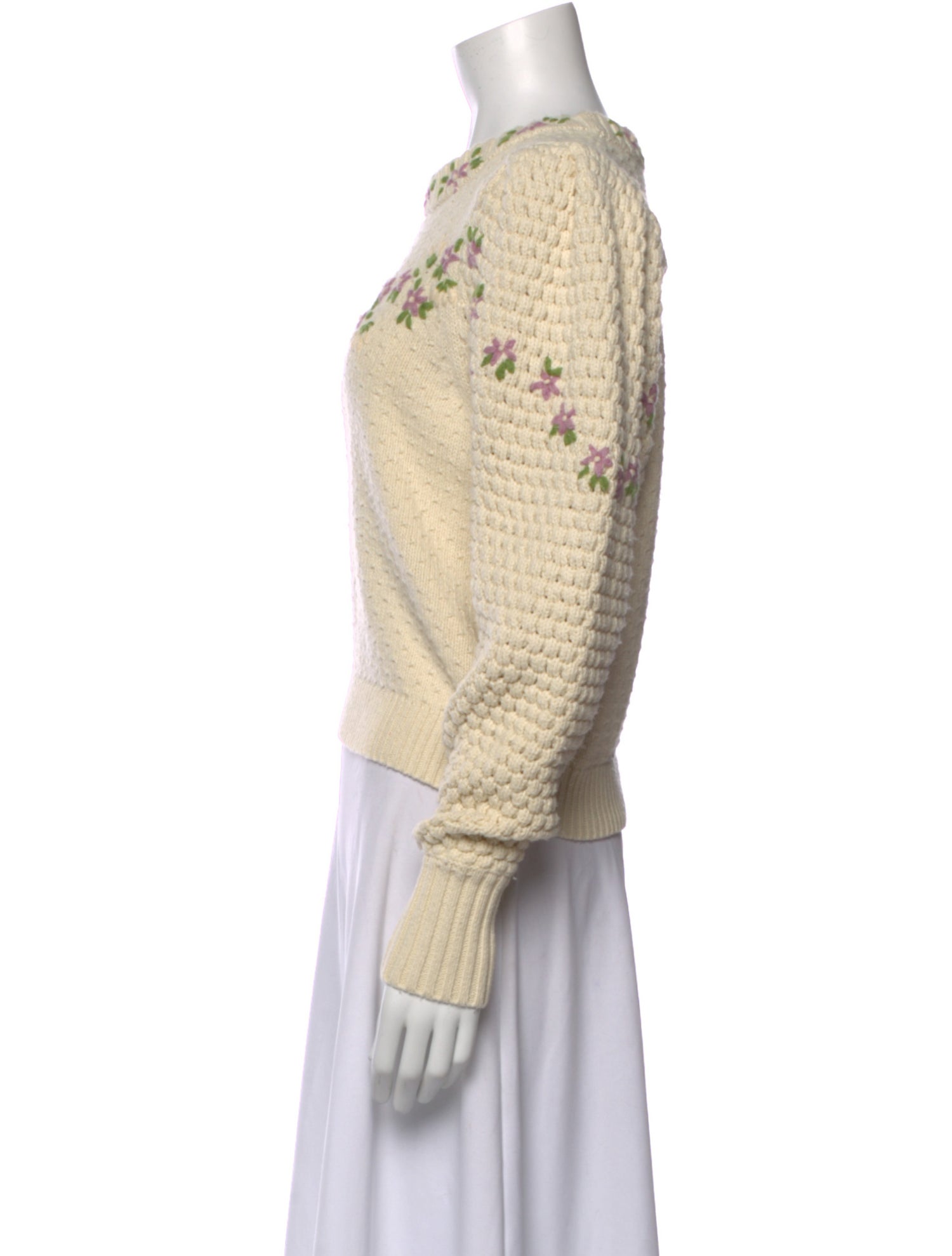 LoveShackFancy Crew Neck Sweater