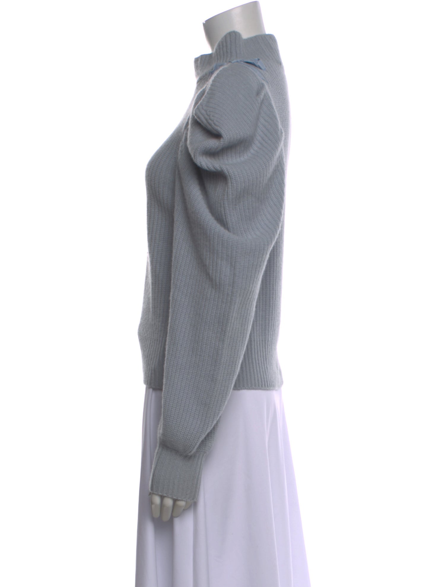 LoveShackFancy Cashmere Mock Neck Sweater