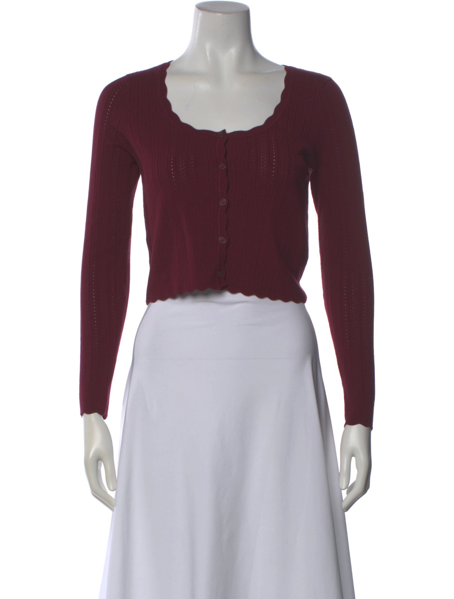 LoveShackFancy Scoop Neck Sweater