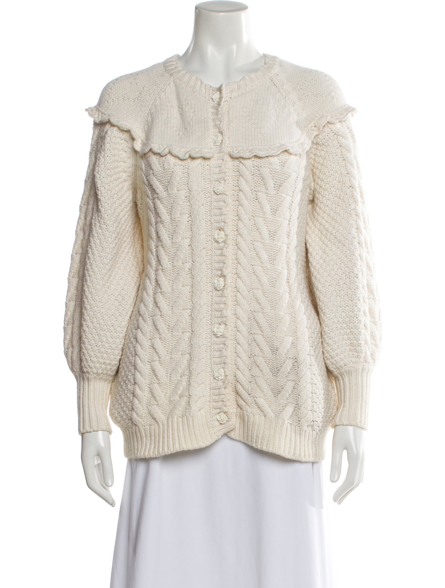 LoveShackFancy Crew Neck Sweater