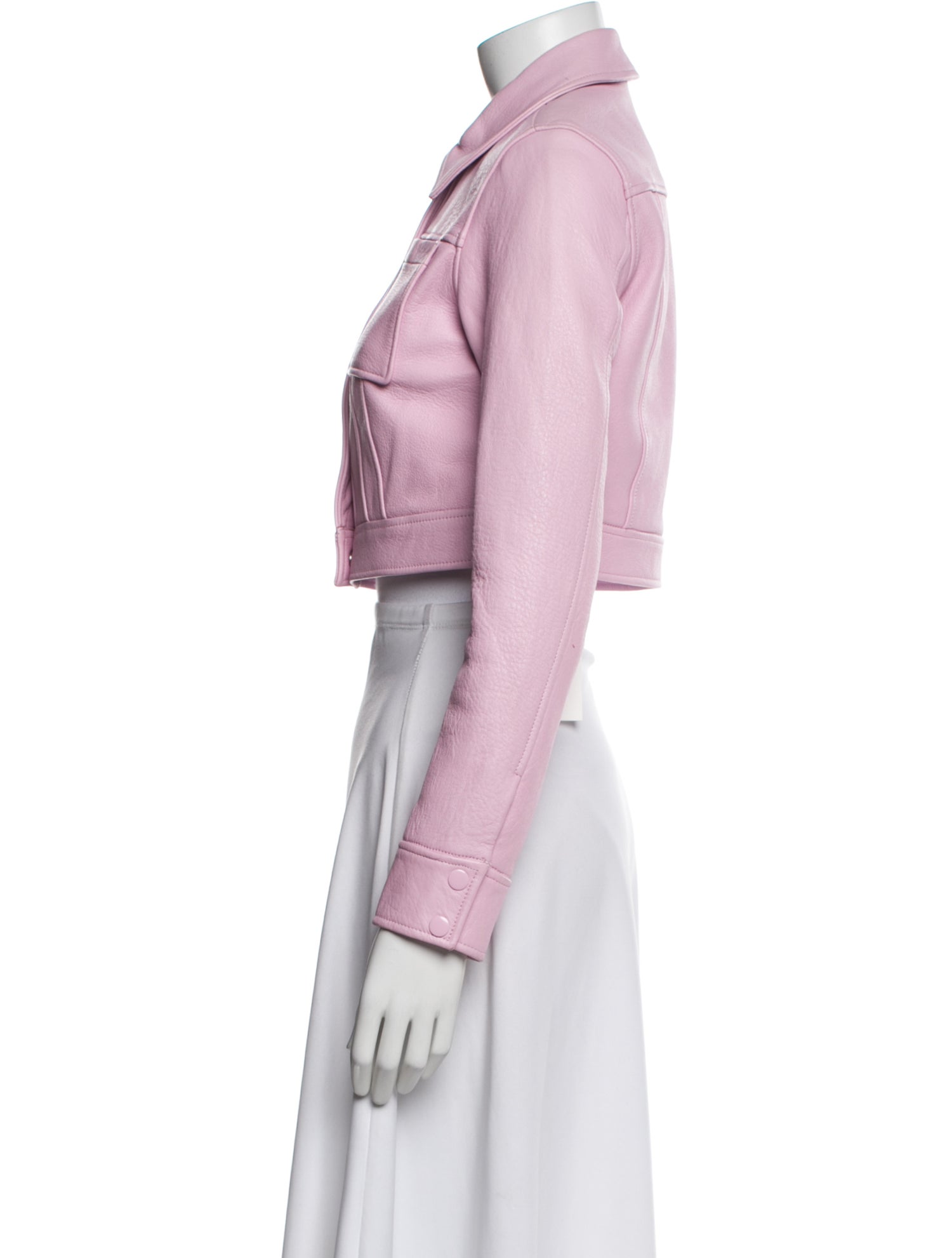 LoveShackFancy Lamb Leather Evening Jacket