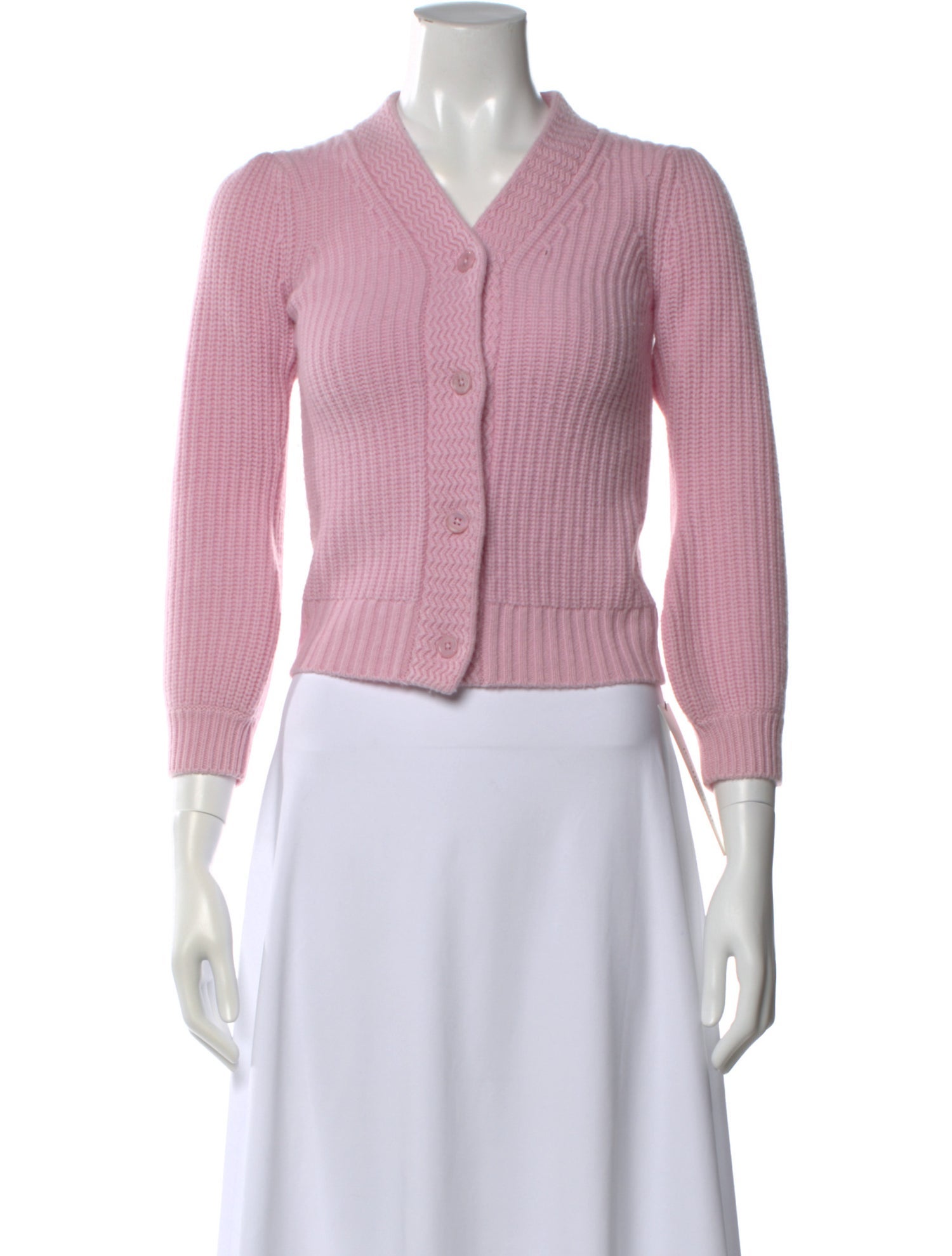 LoveShackFancy Wool V-Neck Sweater