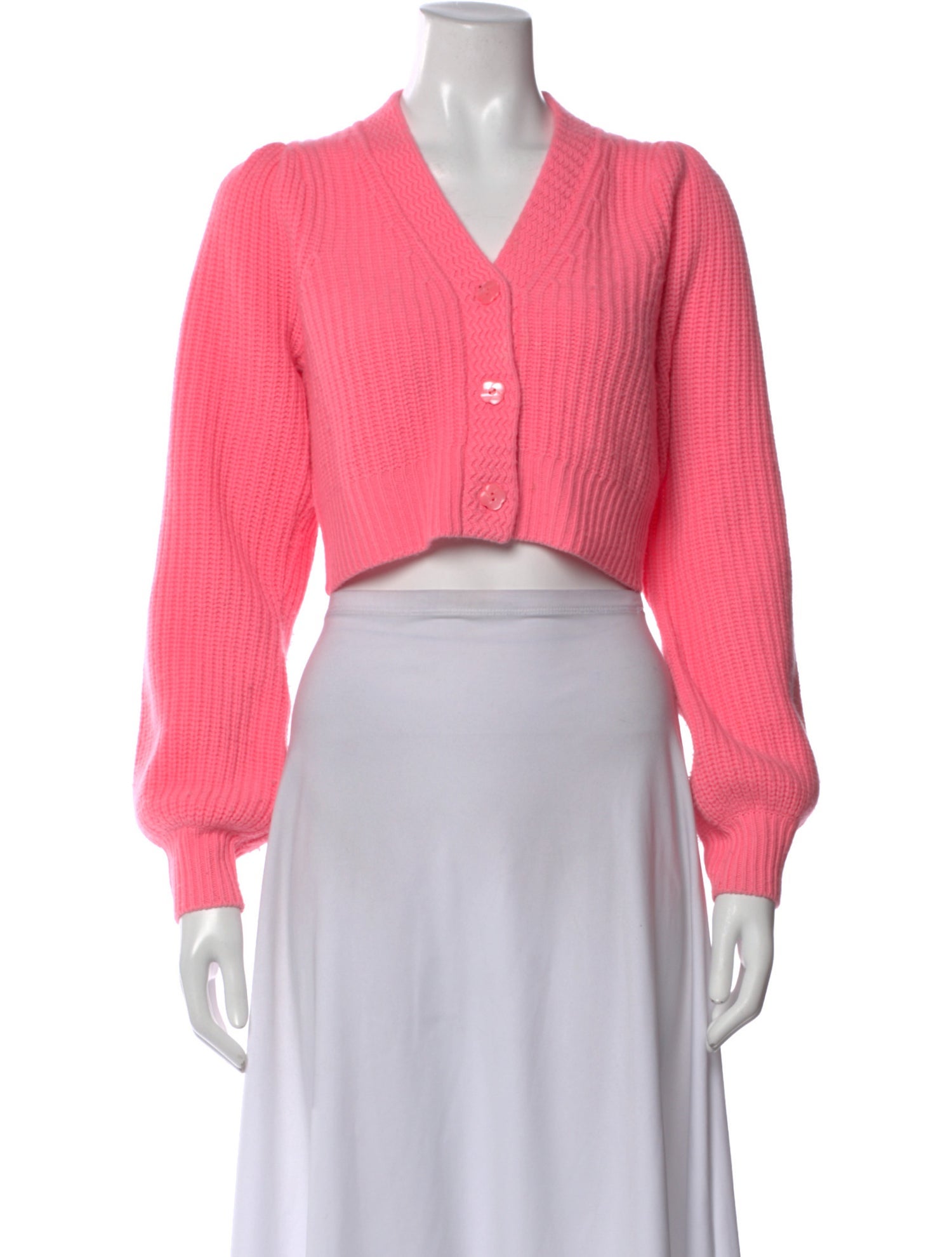 LoveShackFancy Wool V-Neck Sweater
