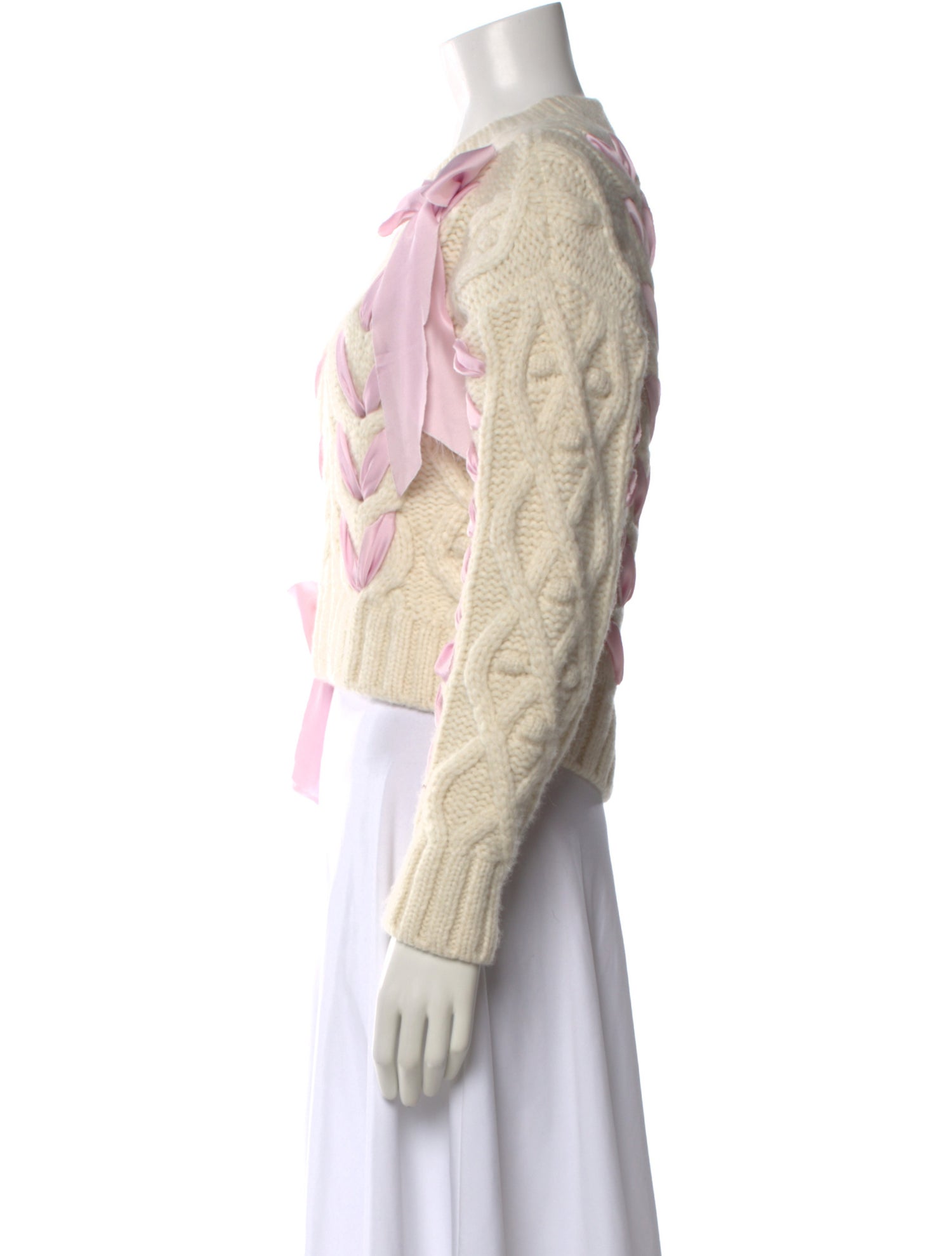 LoveShackFancy Alpaca Crew Neck Sweater