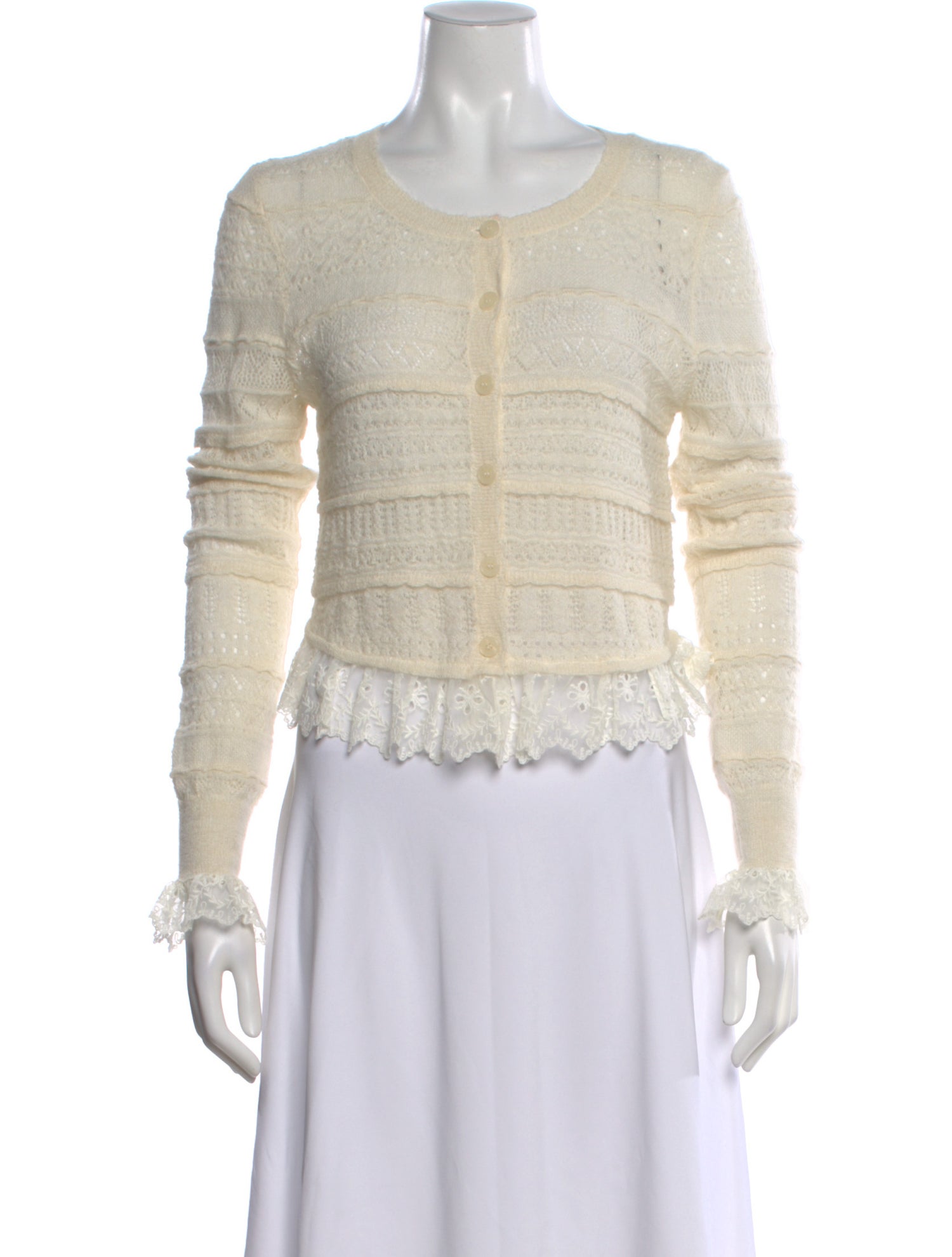 LoveShackFancy Crew Neck Sweater
