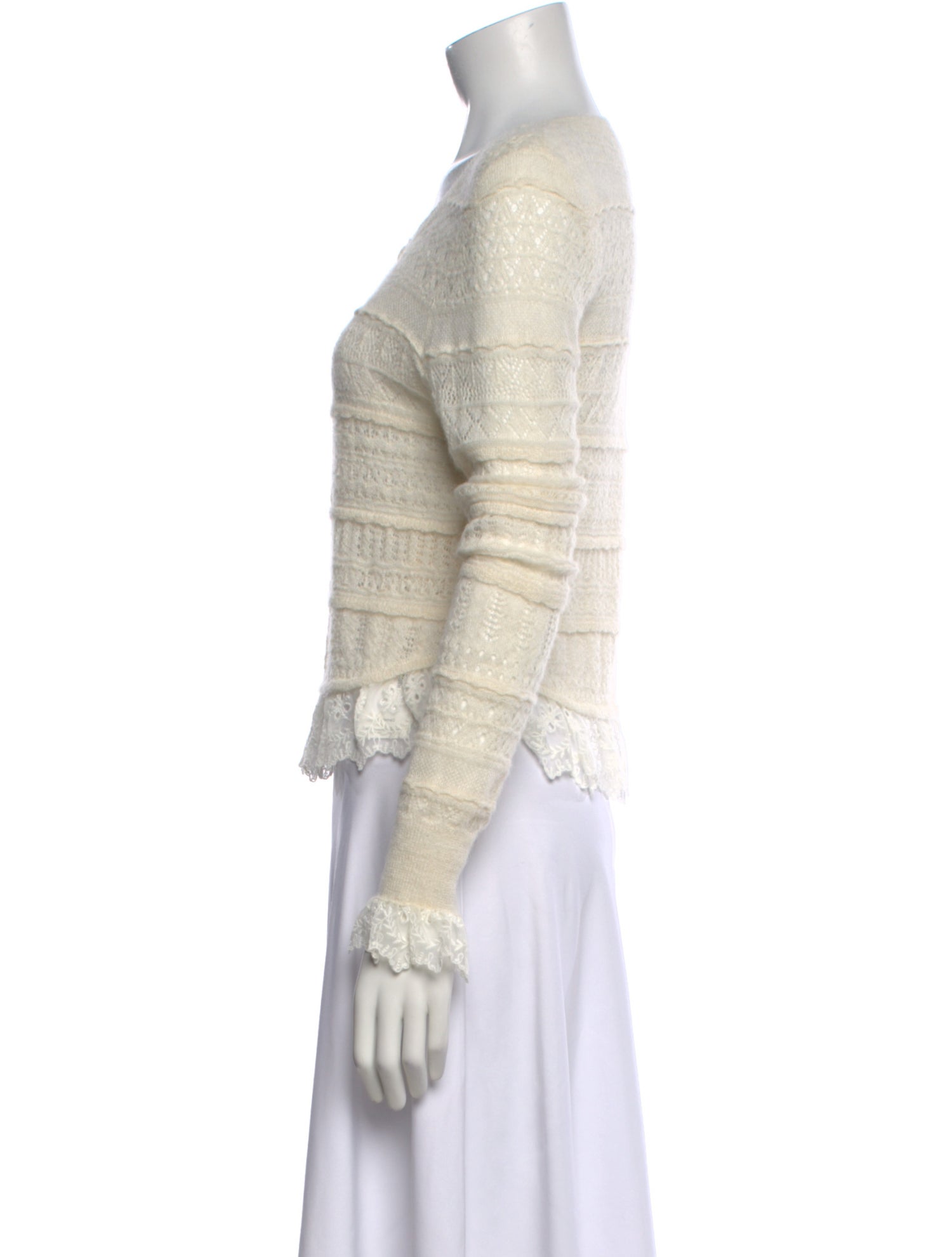 LoveShackFancy Crew Neck Sweater