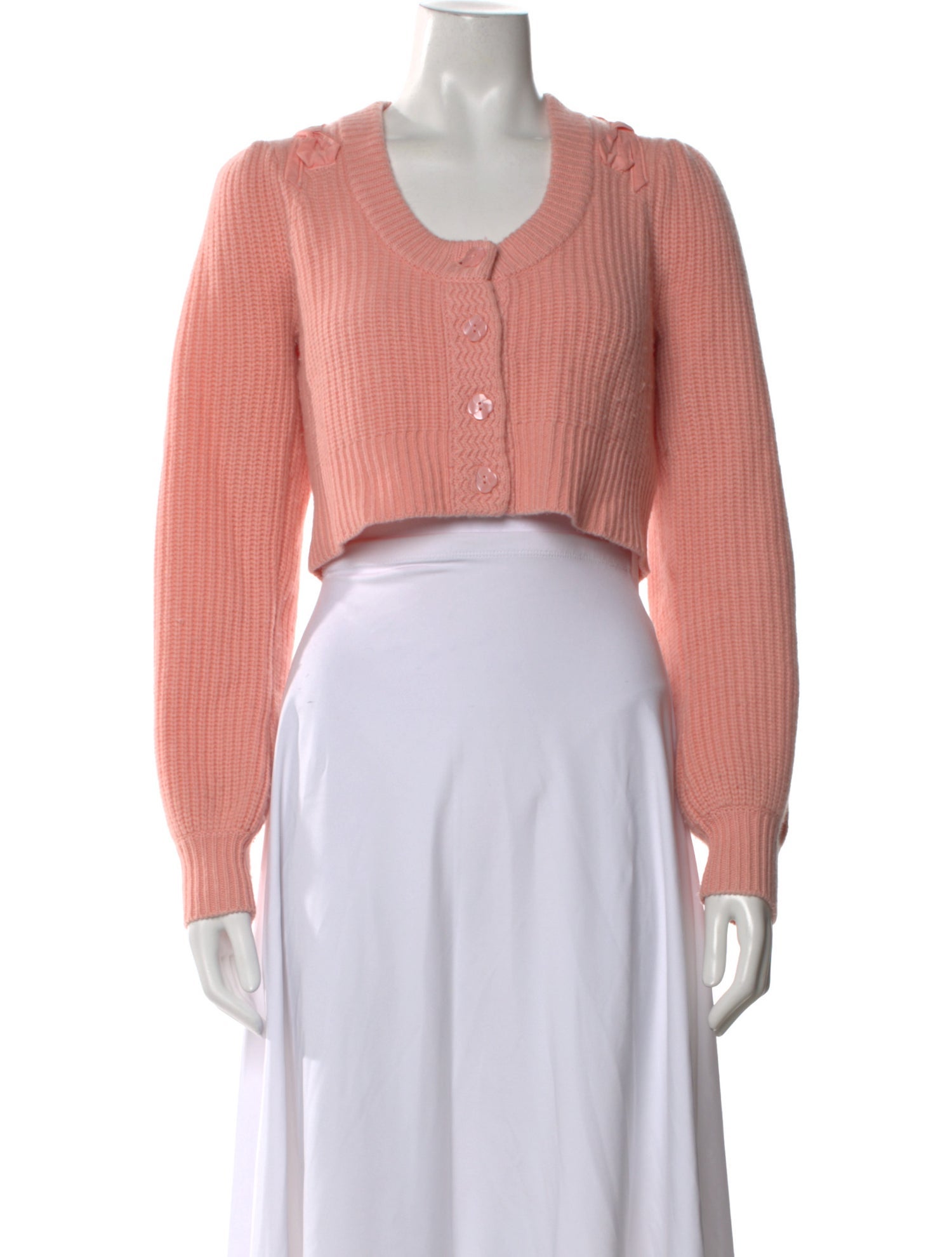 LoveShackFancy Cashmere Crew Neck Sweater