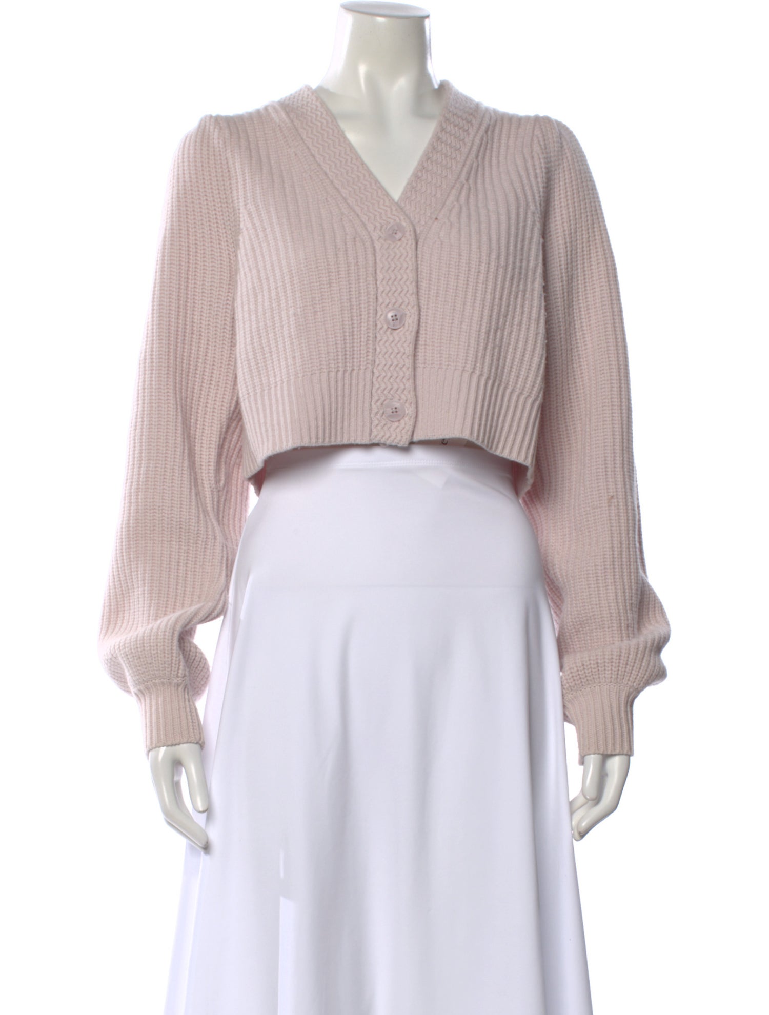 LoveShackFancy Wool V-Neck Sweater