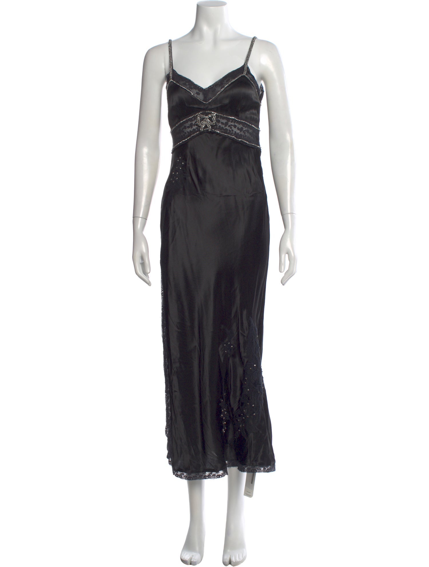 LoveShackFancy Lace Pattern Long Dress