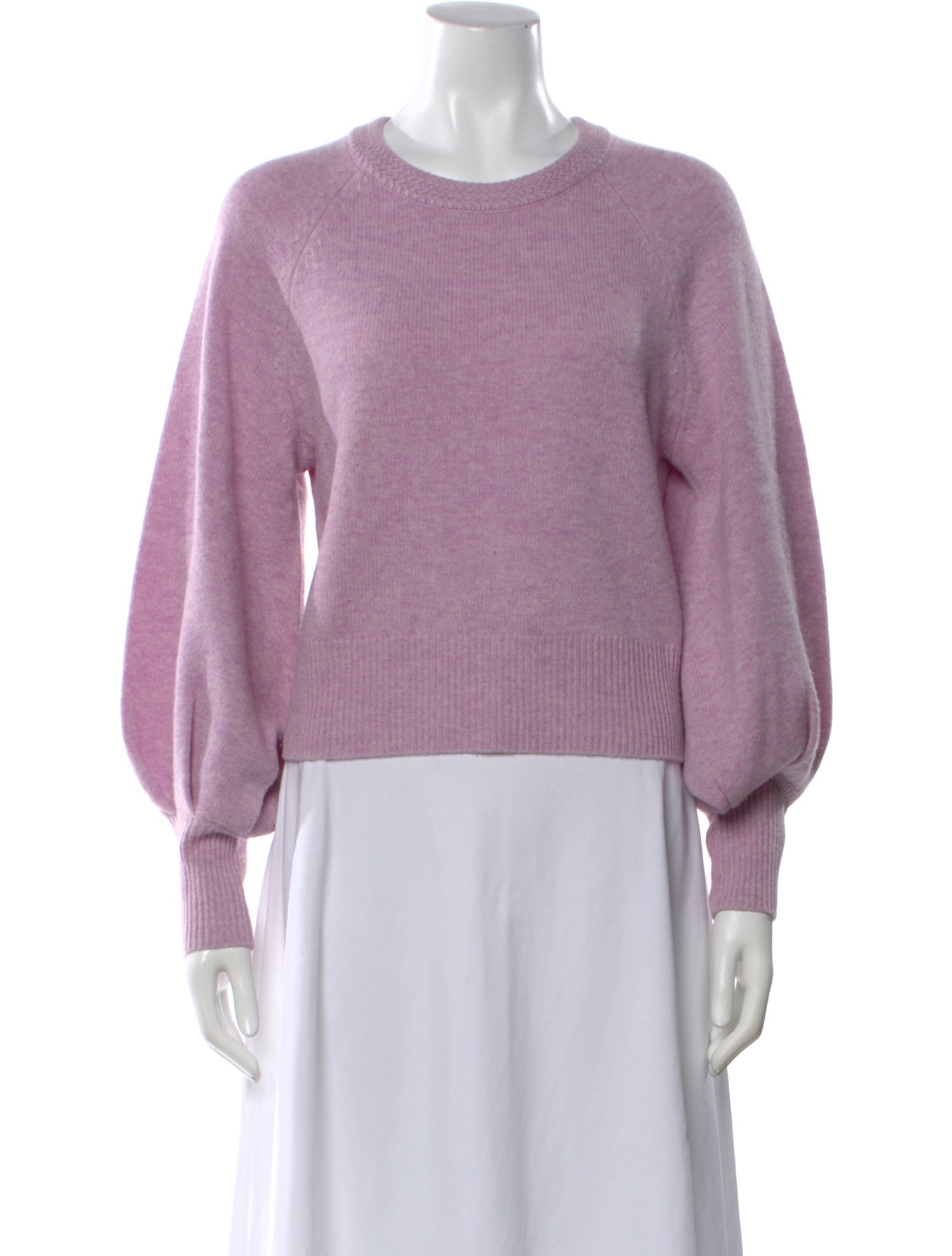 LoveShackFancy Wool Crew Neck Sweater
