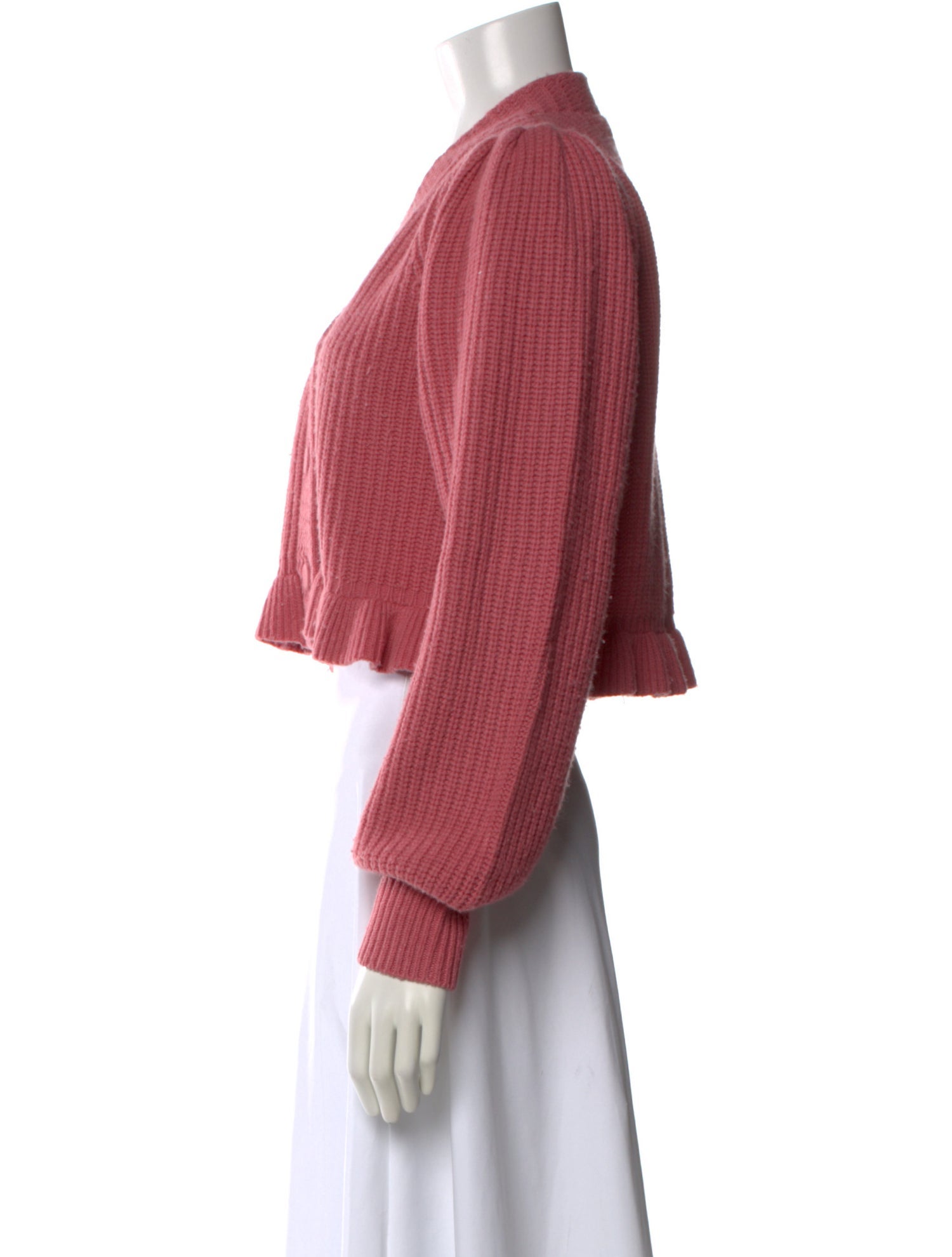 LoveShackFancy Wool V-Neck Sweater