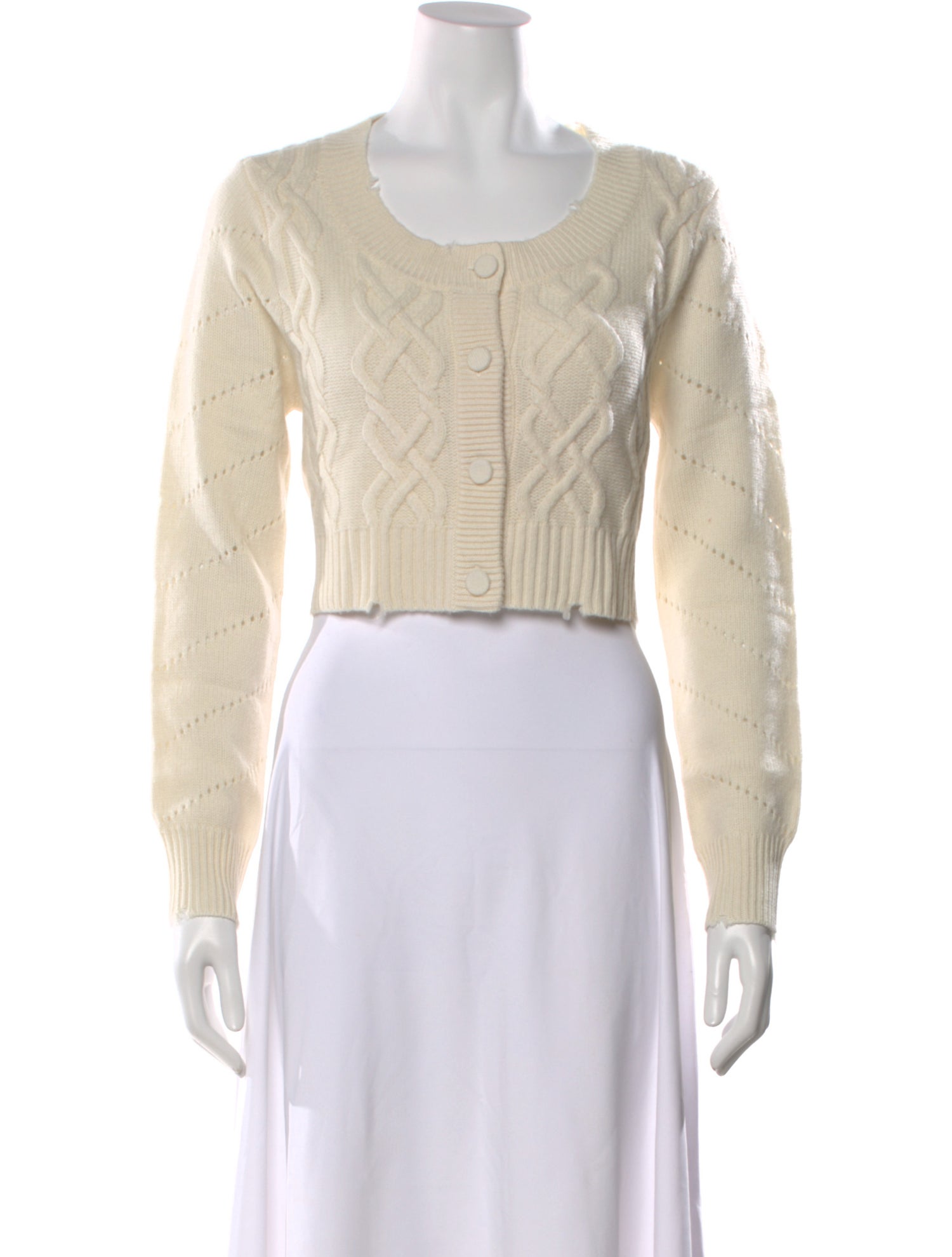 LoveShackFancy Wool Crew Neck Sweater