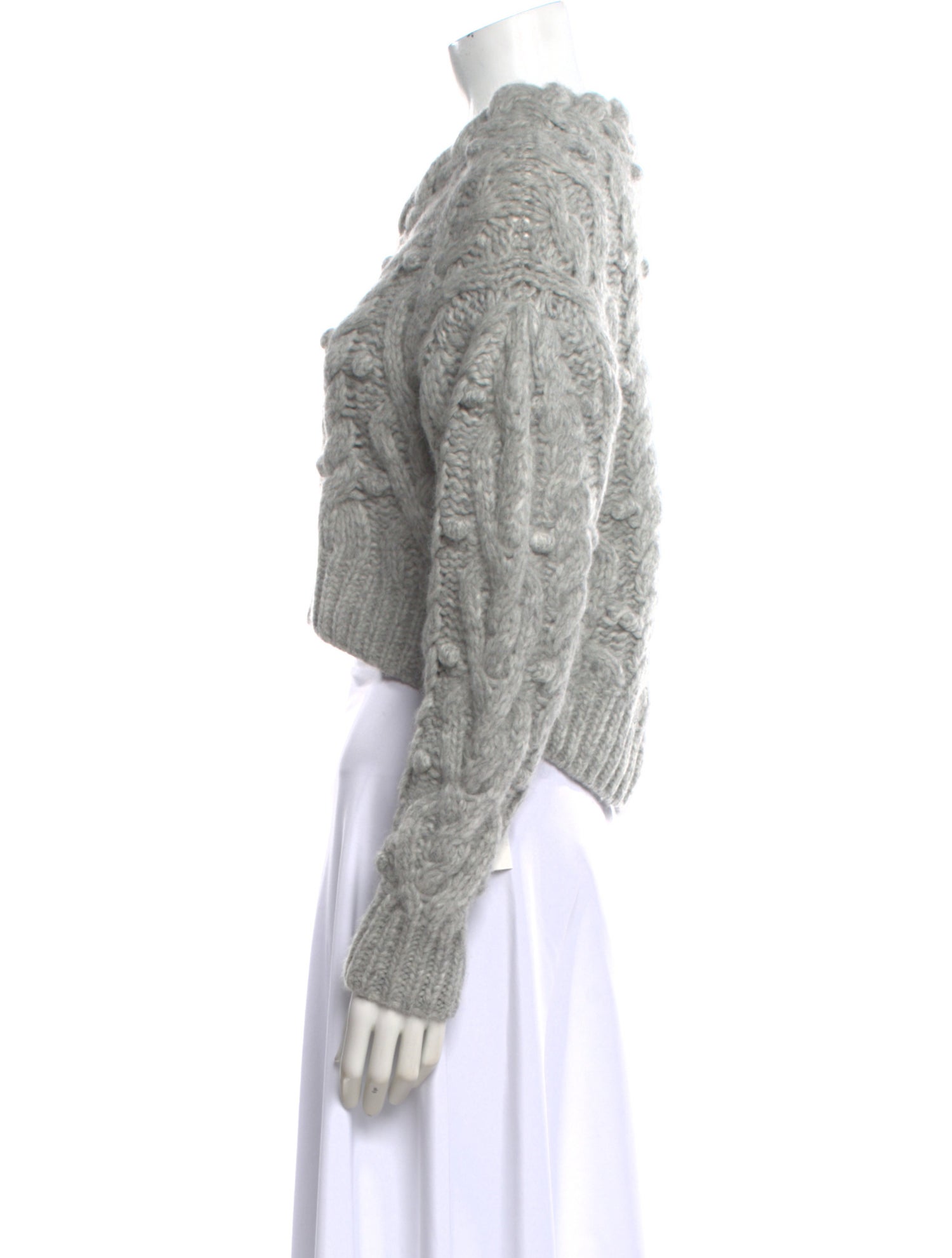 LoveShackFancy Baby Alpaca Crew Neck Sweater