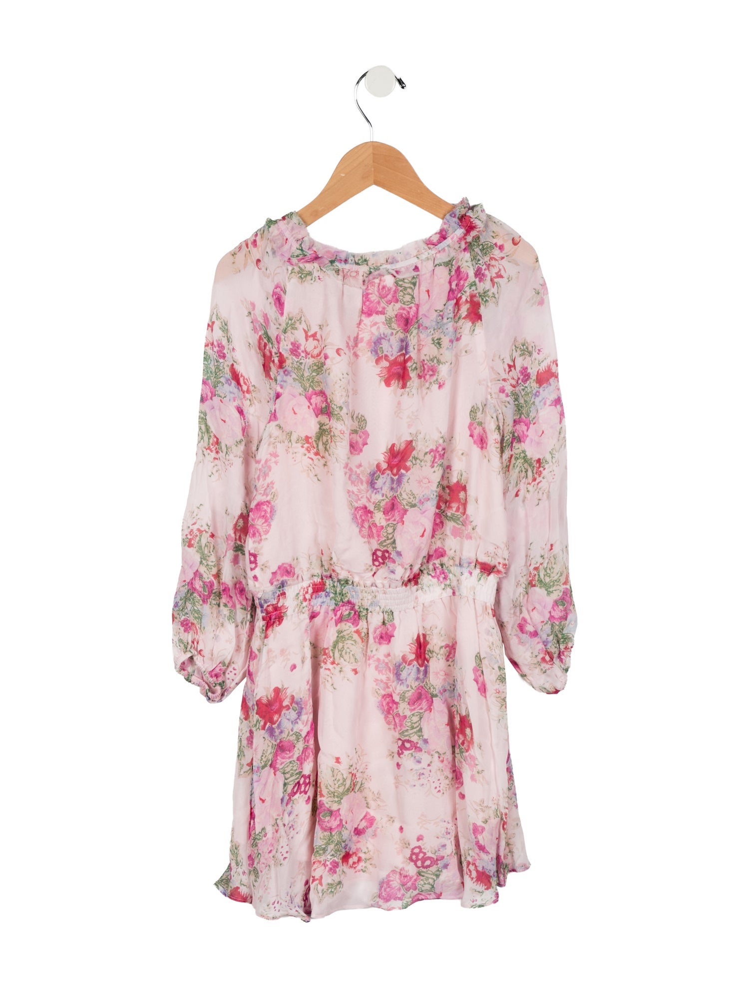 LoveShackFancy Girls' Floral Print Dress