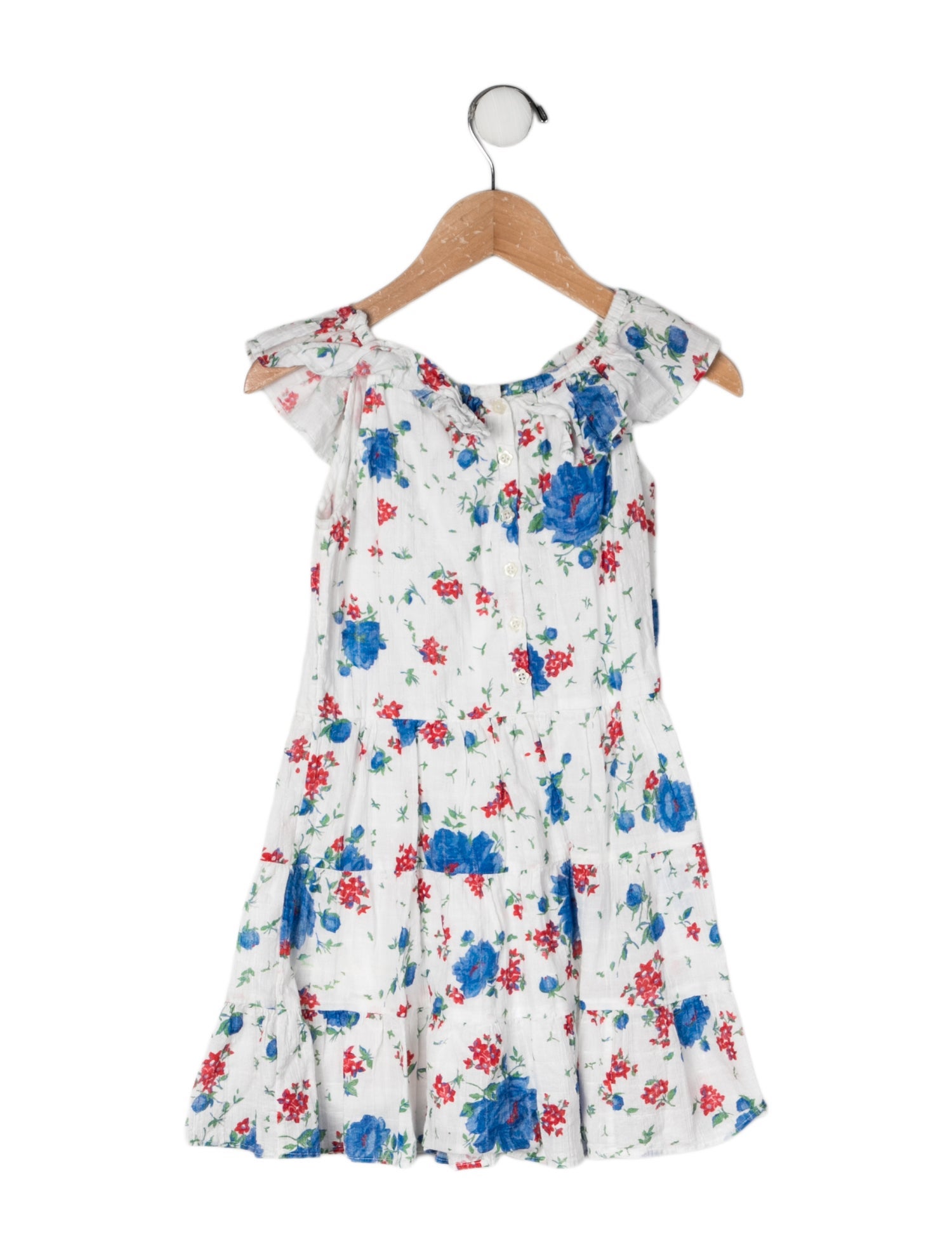 LoveShackFancy Toddler Girls' Floral Printed Sleeveless dress