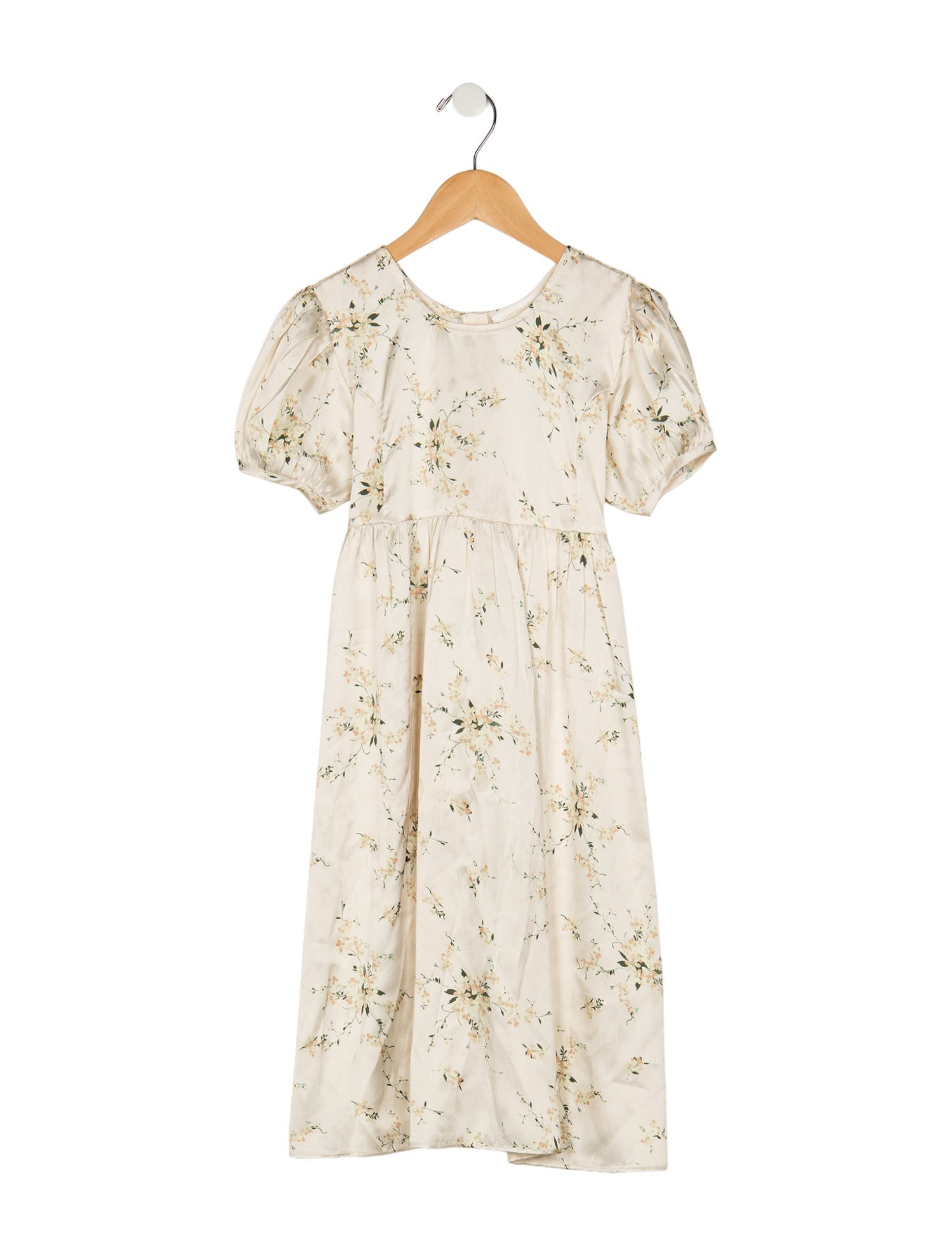 LoveShackFancy Kid Girls' Floral Print Empire Waist Dress