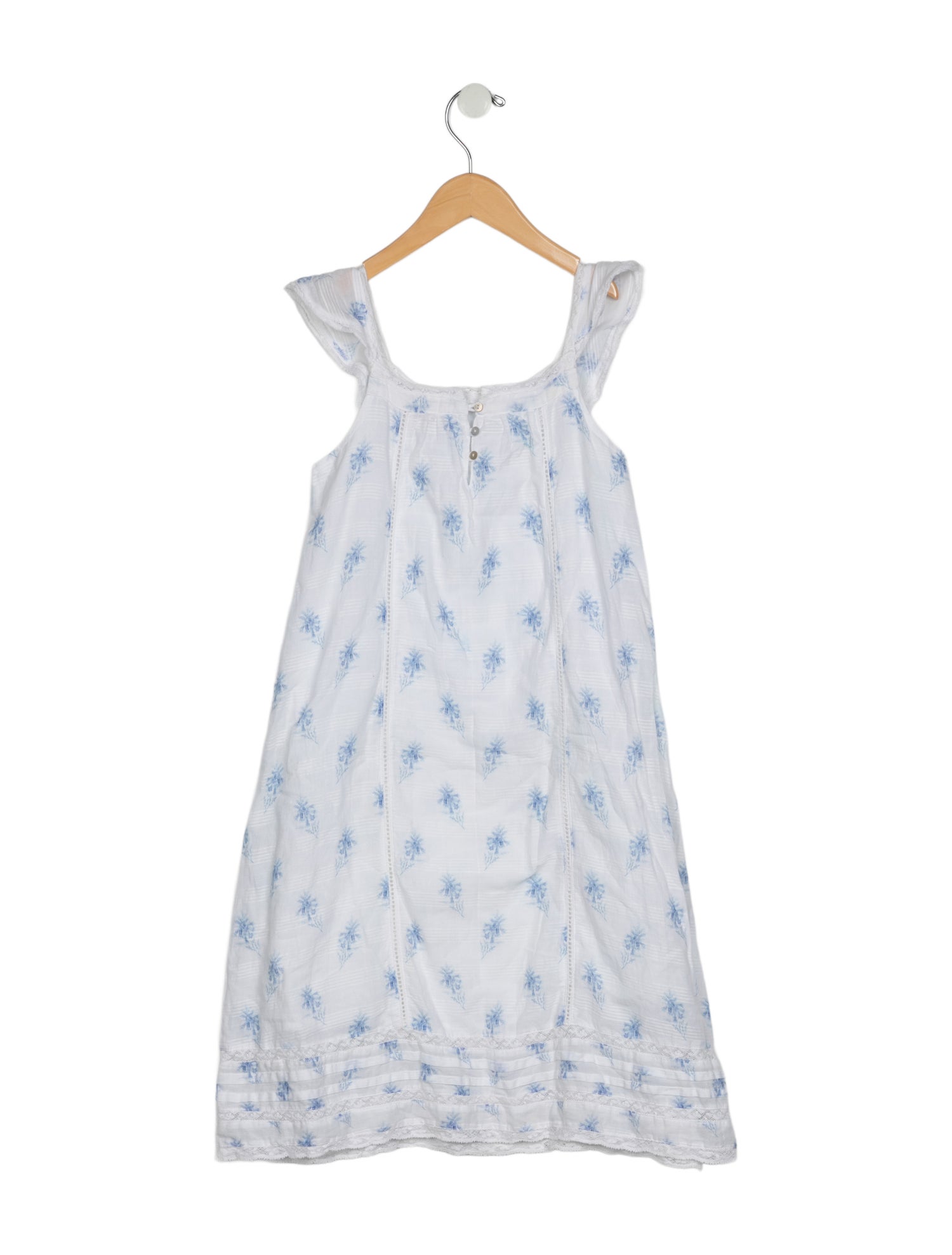 LoveShackFancy Girls' Sleeveless Pattern Dress