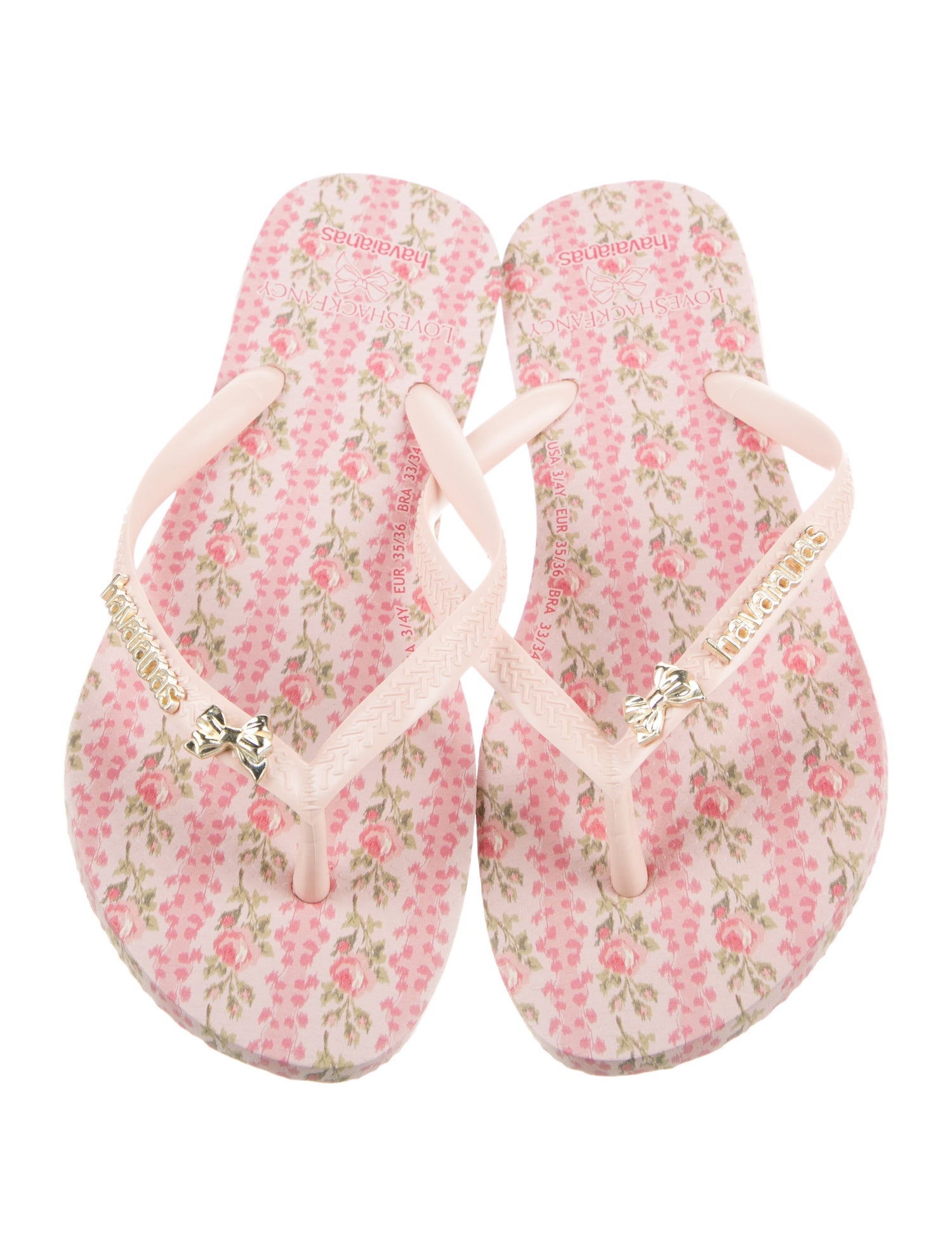 LoveShackFancy Toddler Girls' Floral Print Sandals w/ Tags