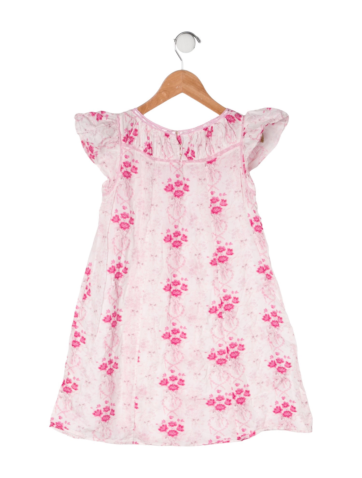 LoveShackFancy Cotton All Over Print Dress