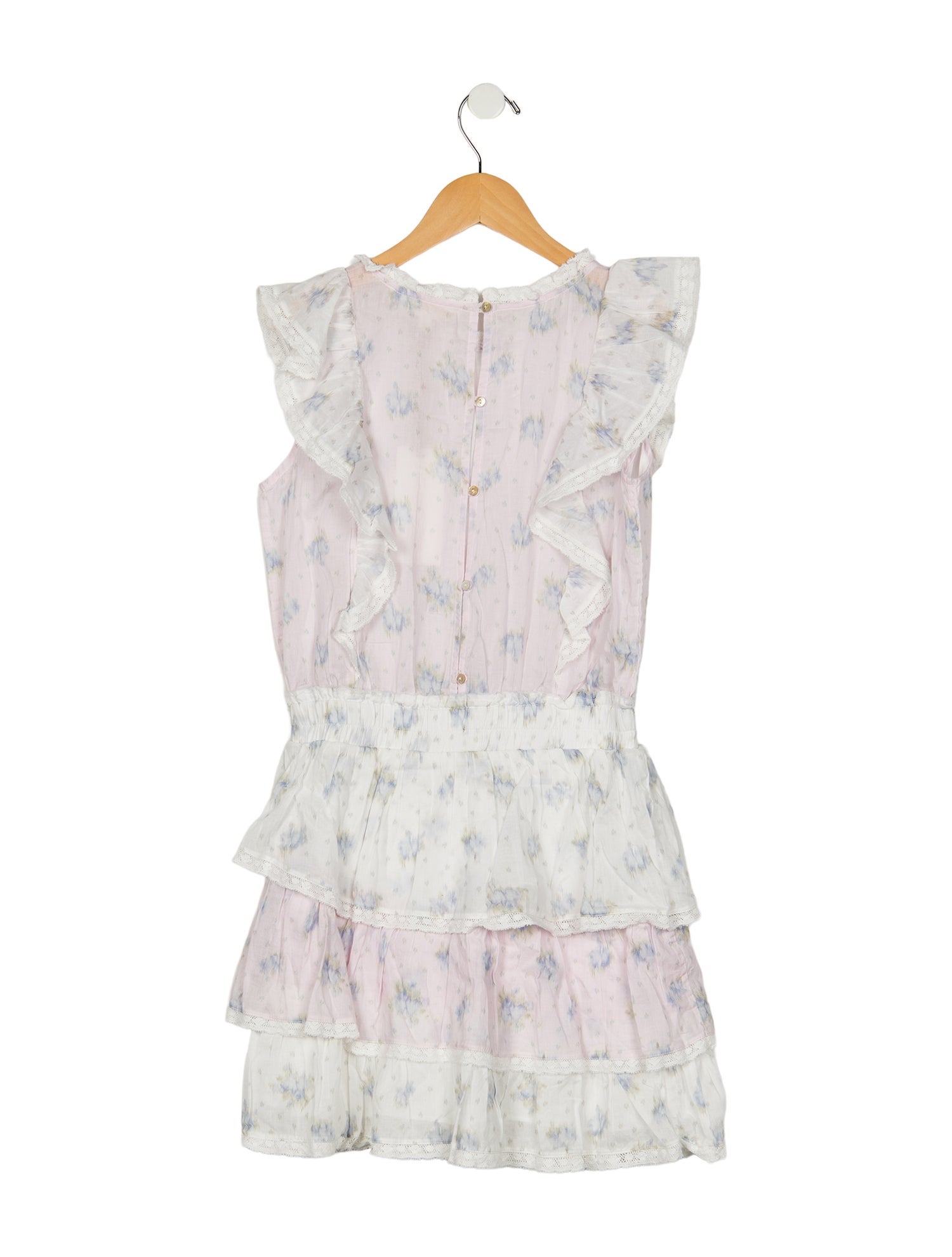 LoveShackFancy Girls Pattern Printed Pleated Dress w/Tags