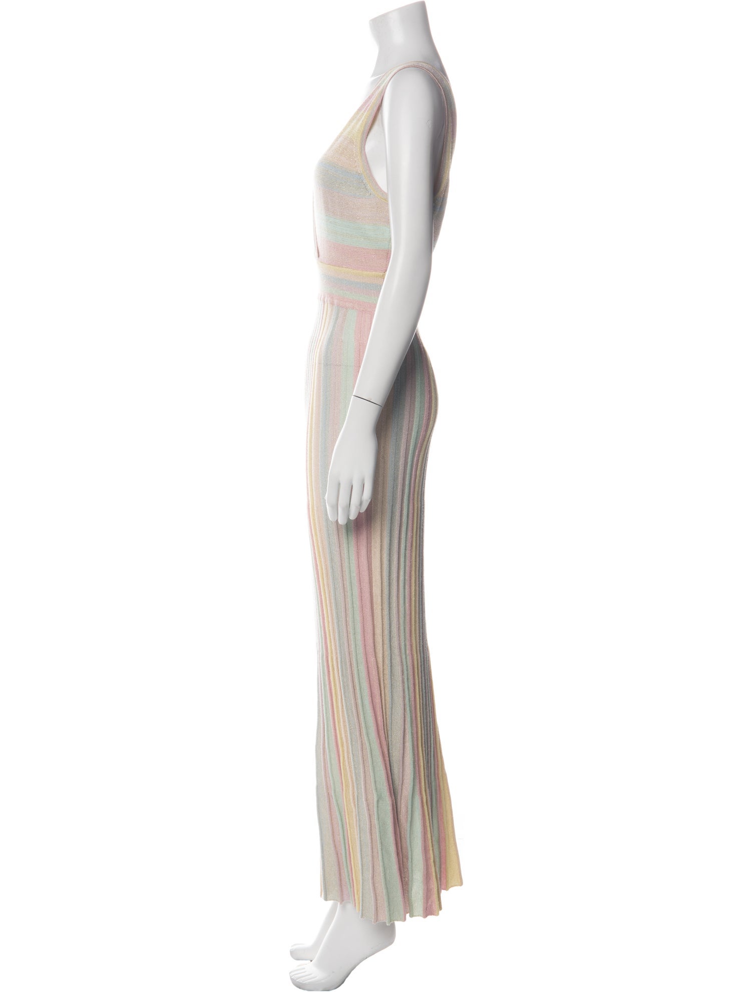 LoveShackFancy Striped Long Dress