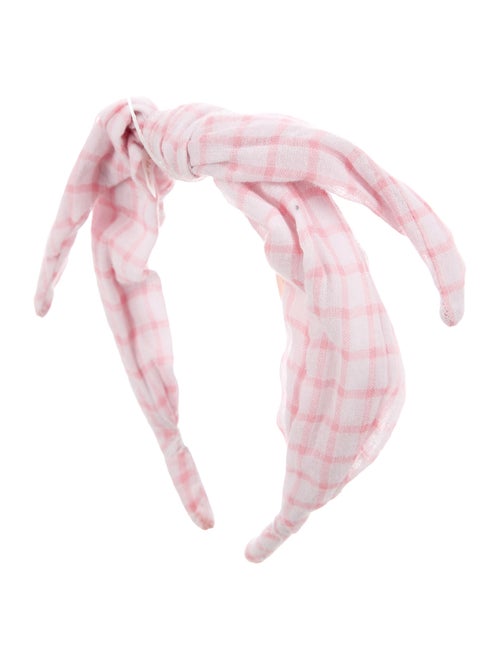 LoveShackFancy Bow Headband Pink