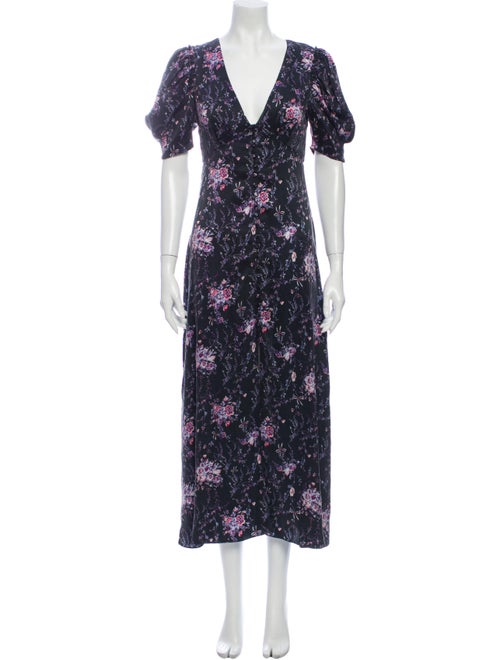 LoveShackFancy Silk Long Dress