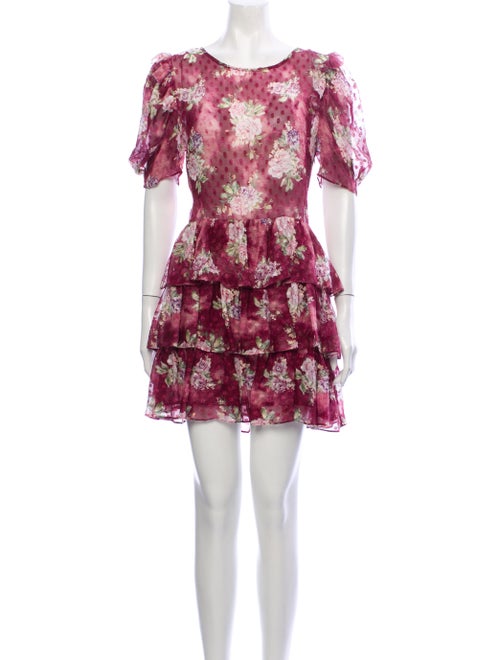 LoveShackFancy Silk Mini Dress