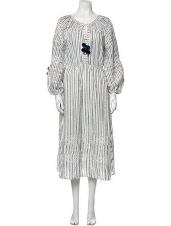 LoveShackFancy Isla Midi Length Dress