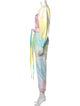 LoveShackFancy Tie-Dye Print Scoop Neck Jumpsuit