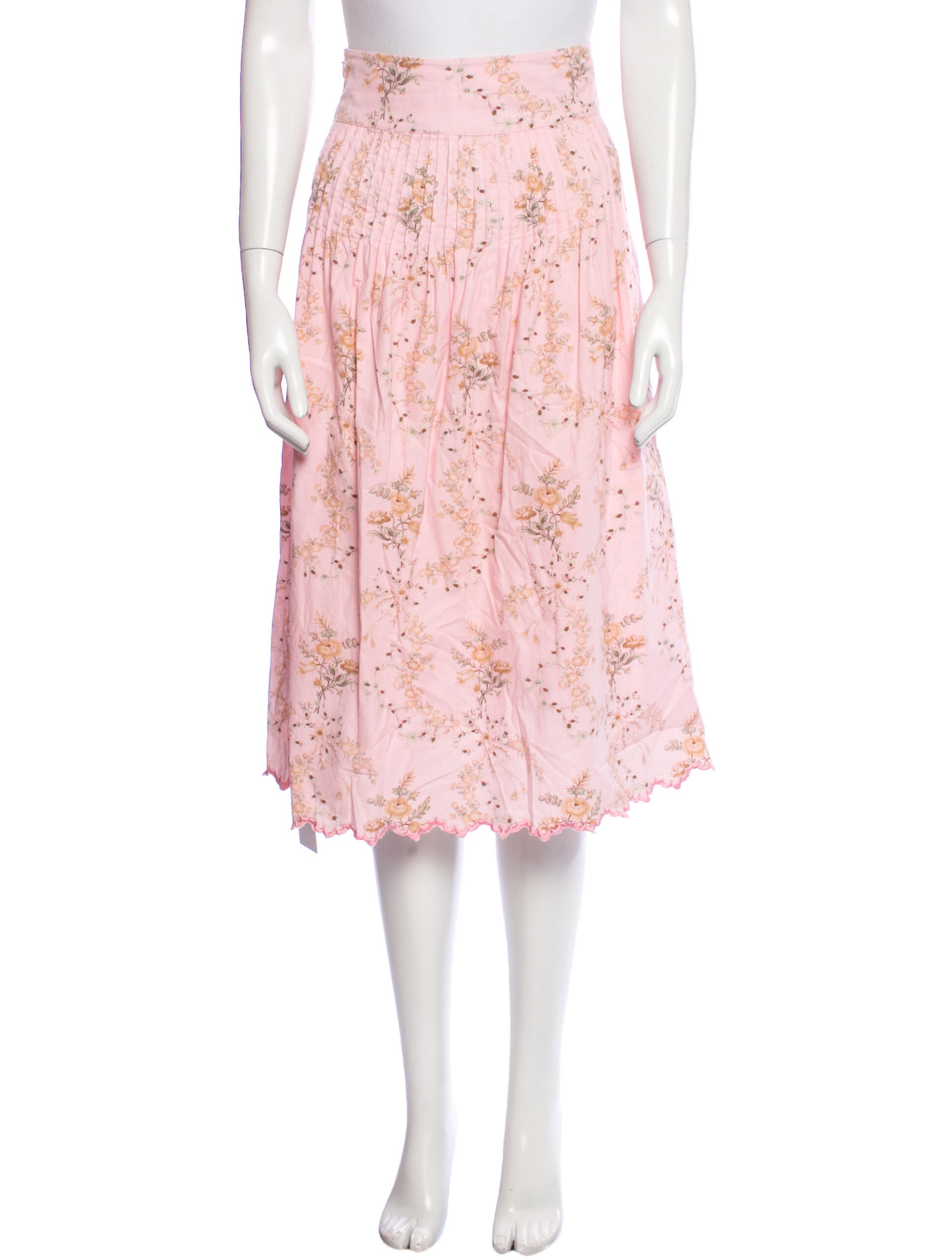 Romantic Floral Skirt  (17