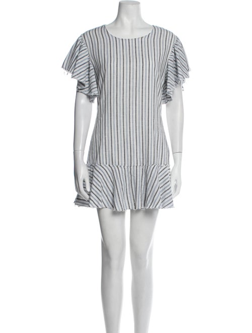 LoveShackFancy Striped Mini Dress