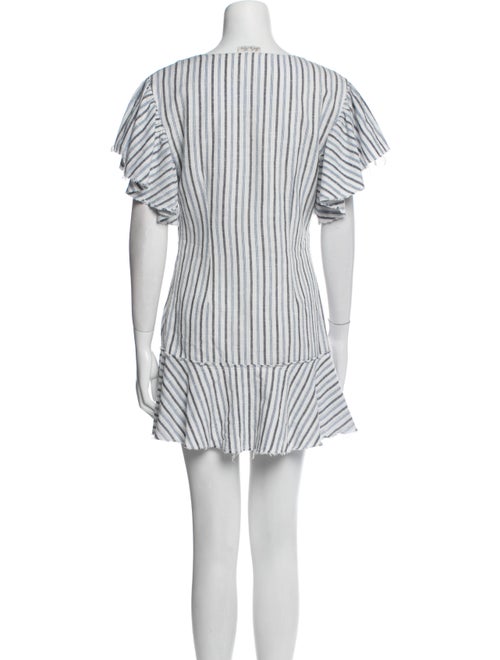 LoveShackFancy Striped Mini Dress