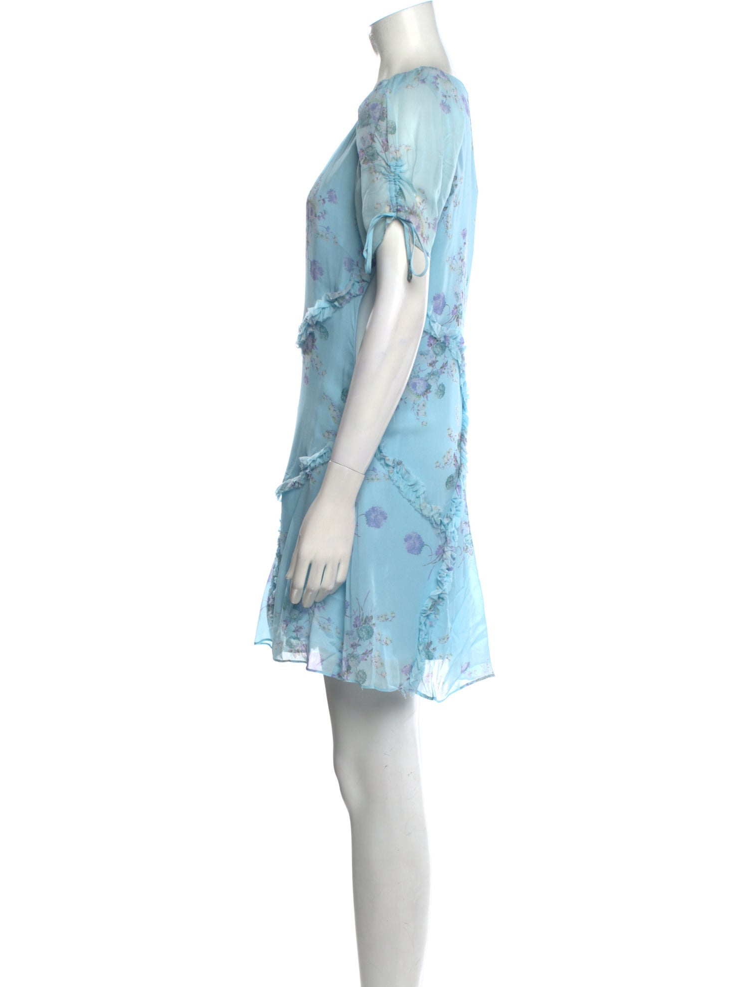 LoveShackFancy Floral Print Mini Dress w/ Tags