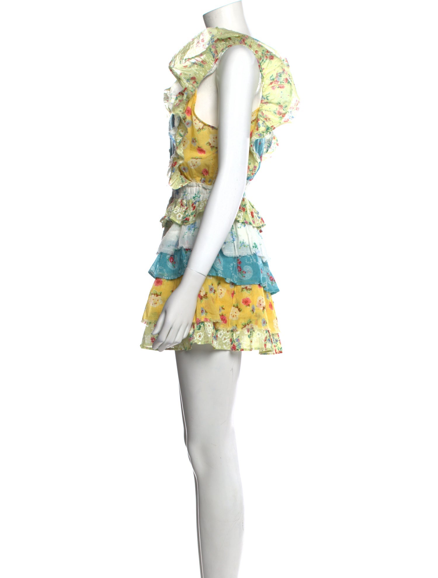 Robe Mini Imprimé Floral Love...Ady Taille L - Style Patineuse Sans étiquettes - Neuf