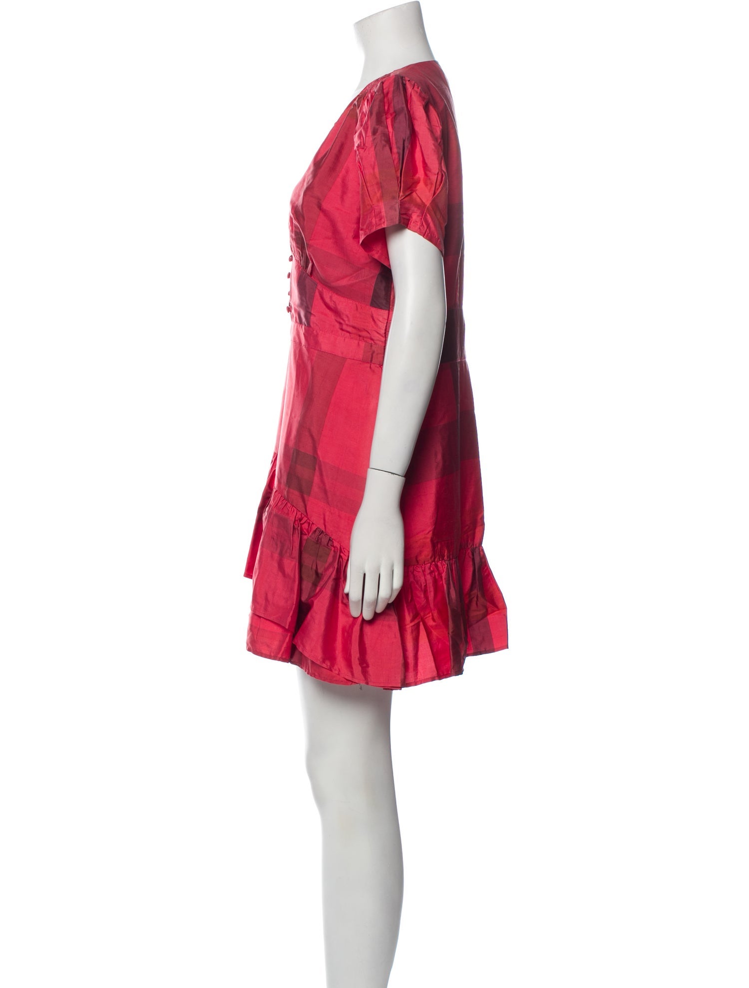 LoveShackFancy Silk Mini Dress