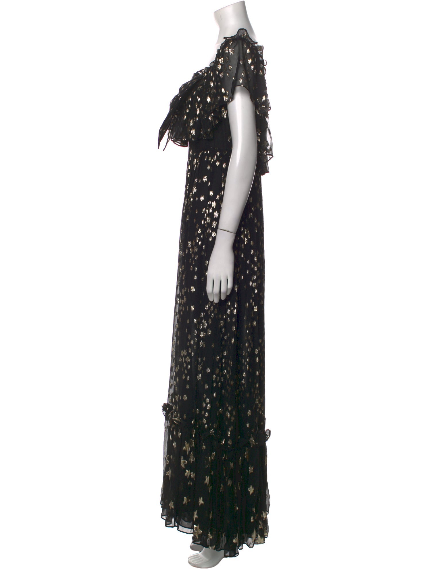 LoveShackFancy Silk Long Dress