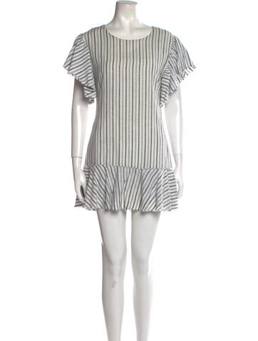 LoveShackFancy Dresses Striped Mini Dress S