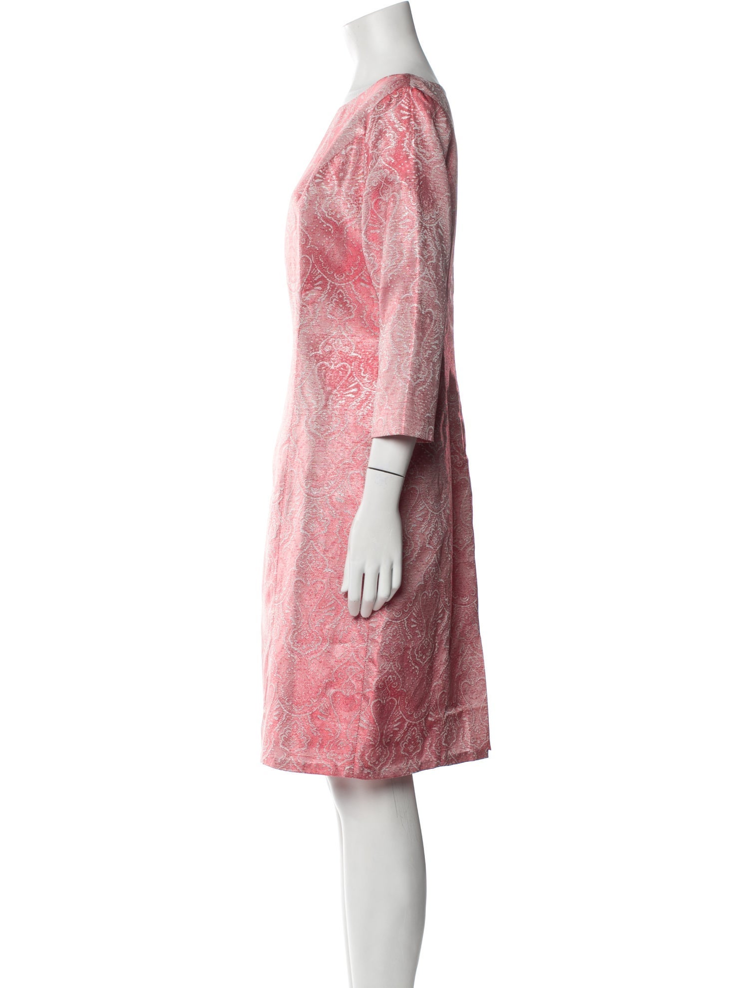 Lotus Threads Paisley Print Knee-Length Dress