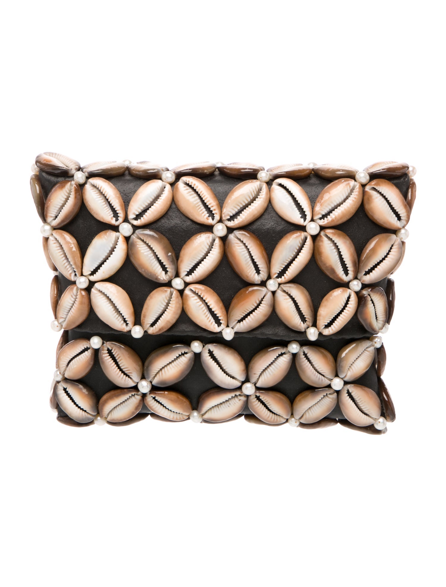 Lotus Threads Leather Clutch