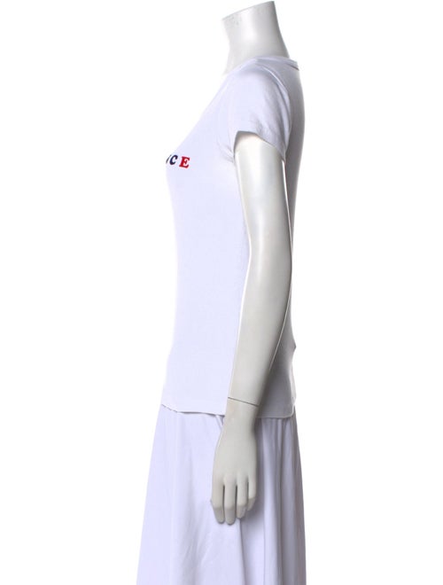 Loup Graphic Print Scoop Neck T-Shirt