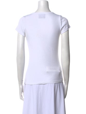 Loup Graphic Print Scoop Neck T-Shirt