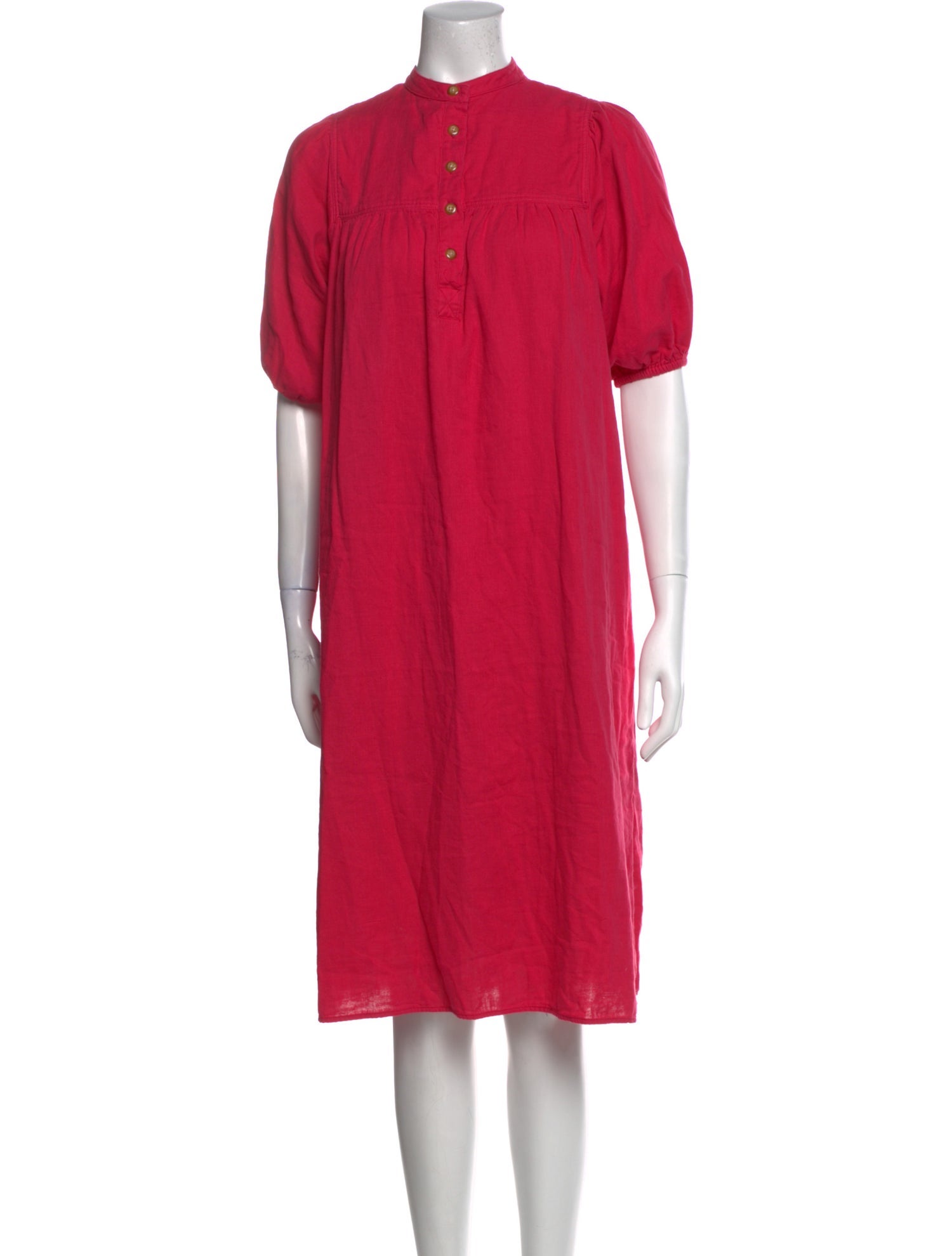Loup Crew Neck Knee-Length Dress