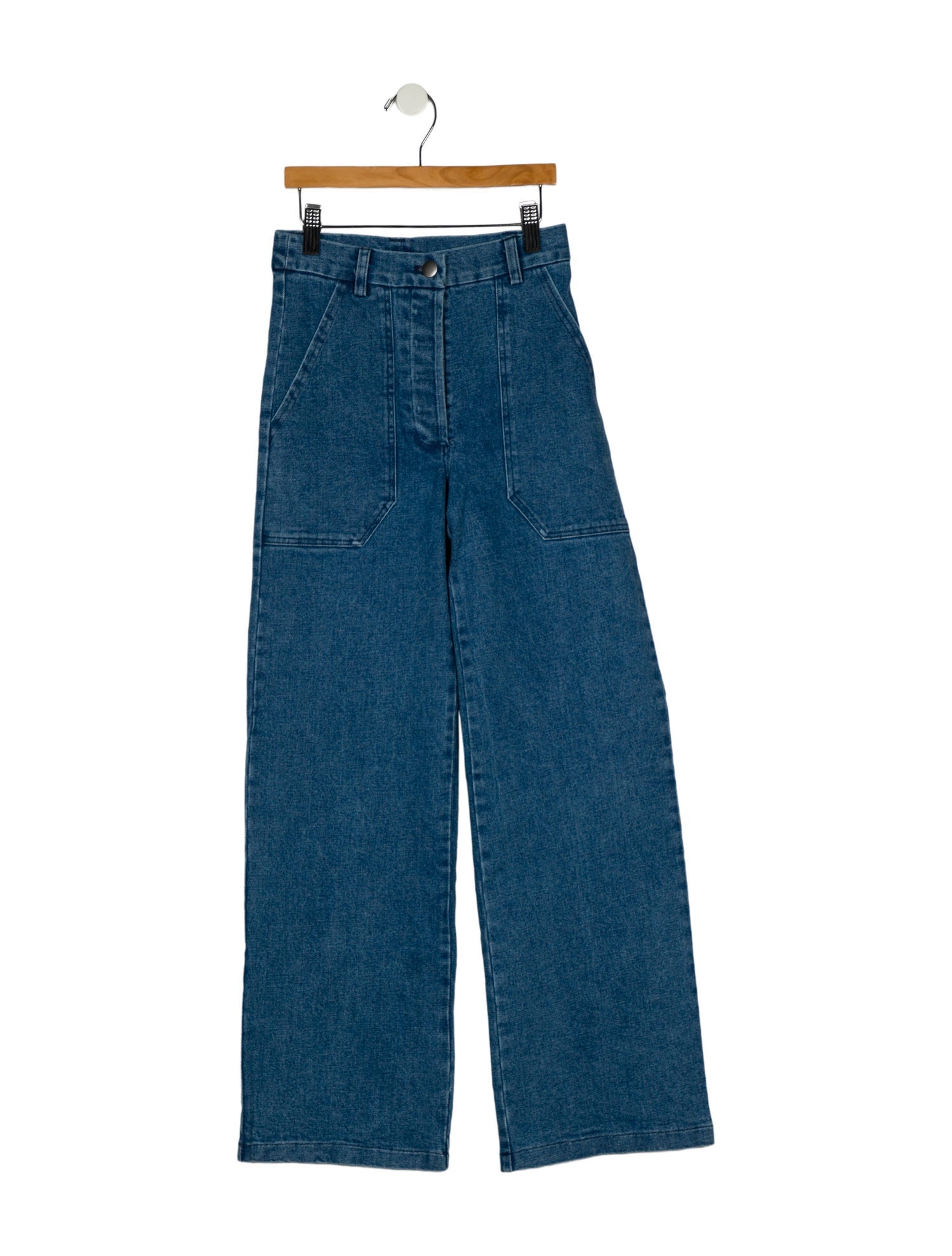 Loup Mid-Rise Wide Leg Jeans