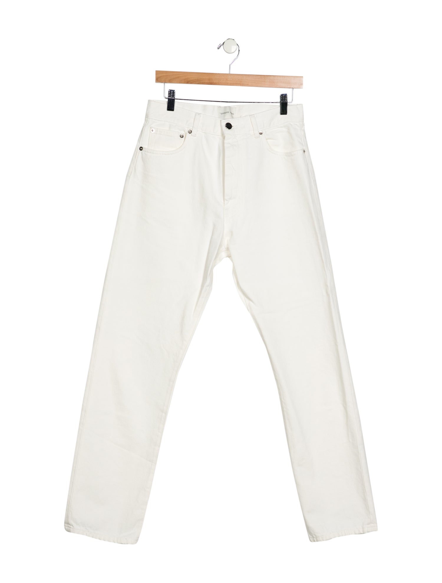 Loulou Studio High-Rise Straight Leg Jeans