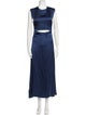 Loulou Studio Crew Neck Long Dress