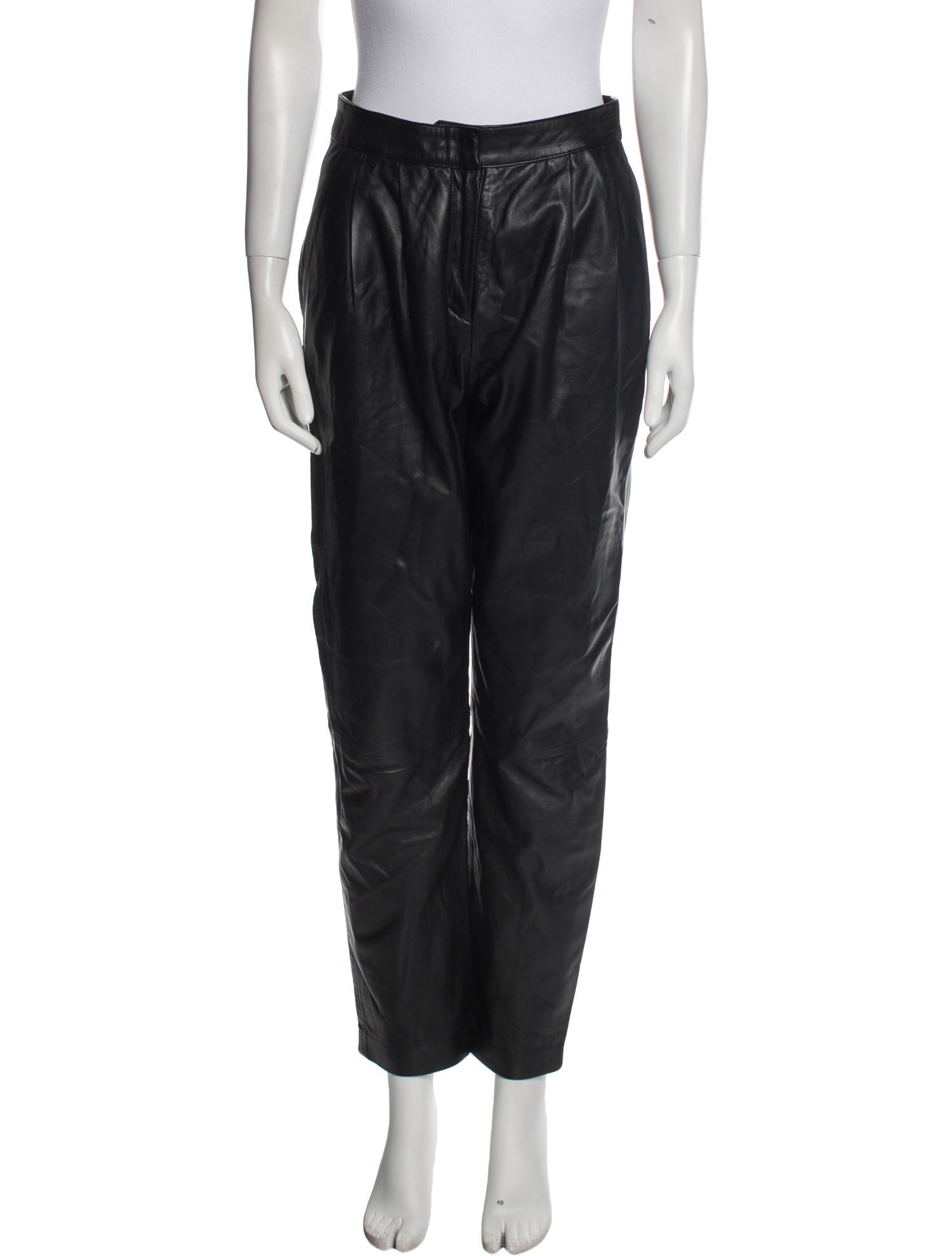 Loulou Studio Lamb Leather Straight Leg Pants