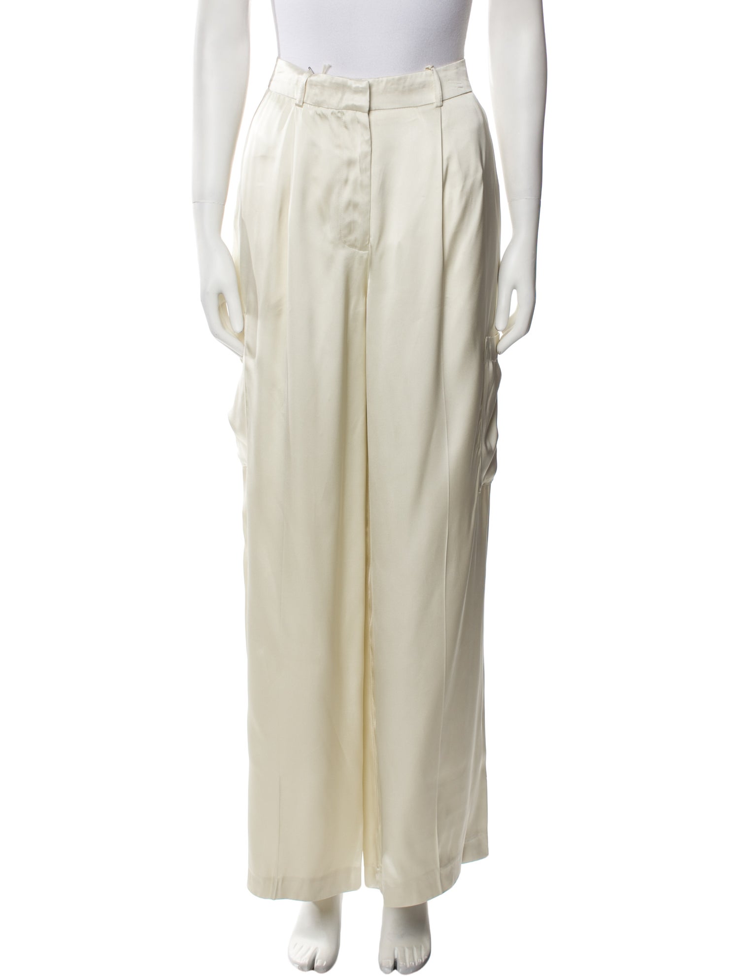 Loulou Studio Satin Wide Leg Pants