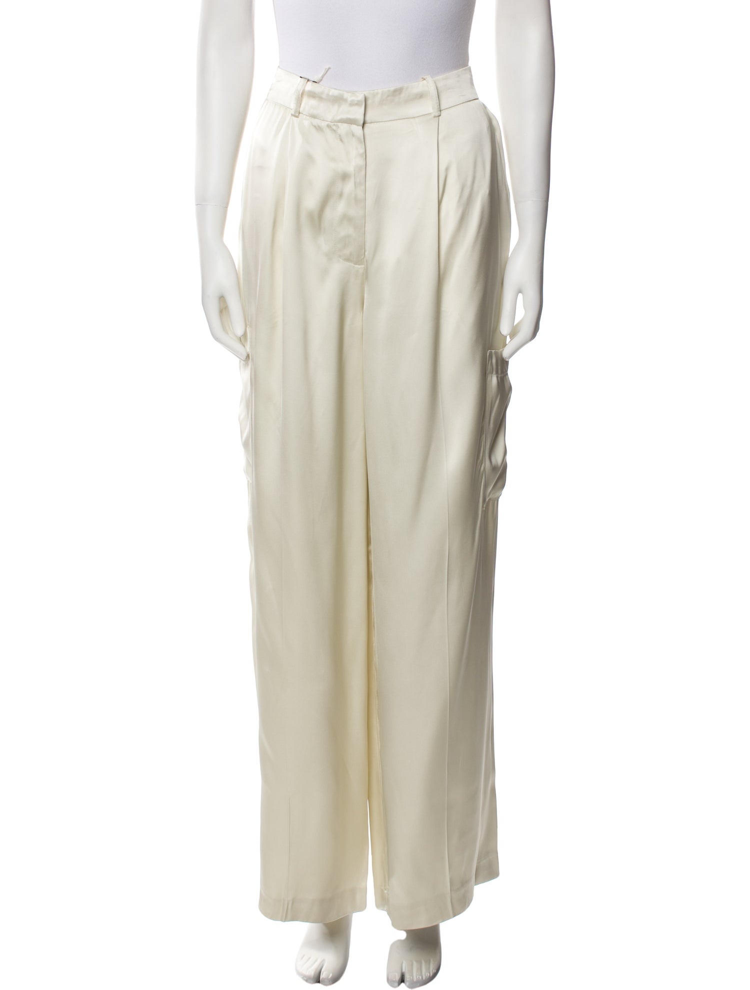 Loulou Studio Satin Wide Leg Pants