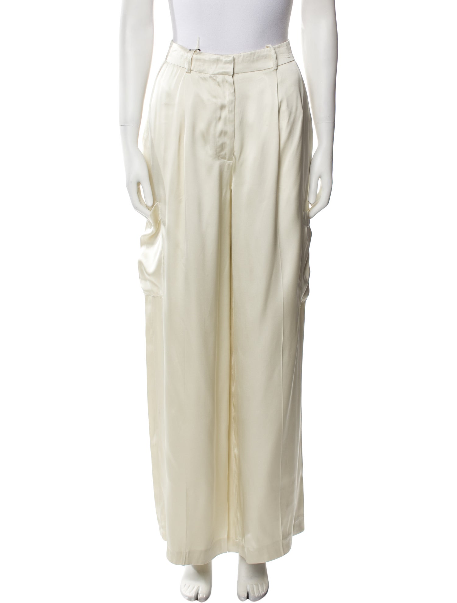 Loulou Studio Satin Wide Leg Pants